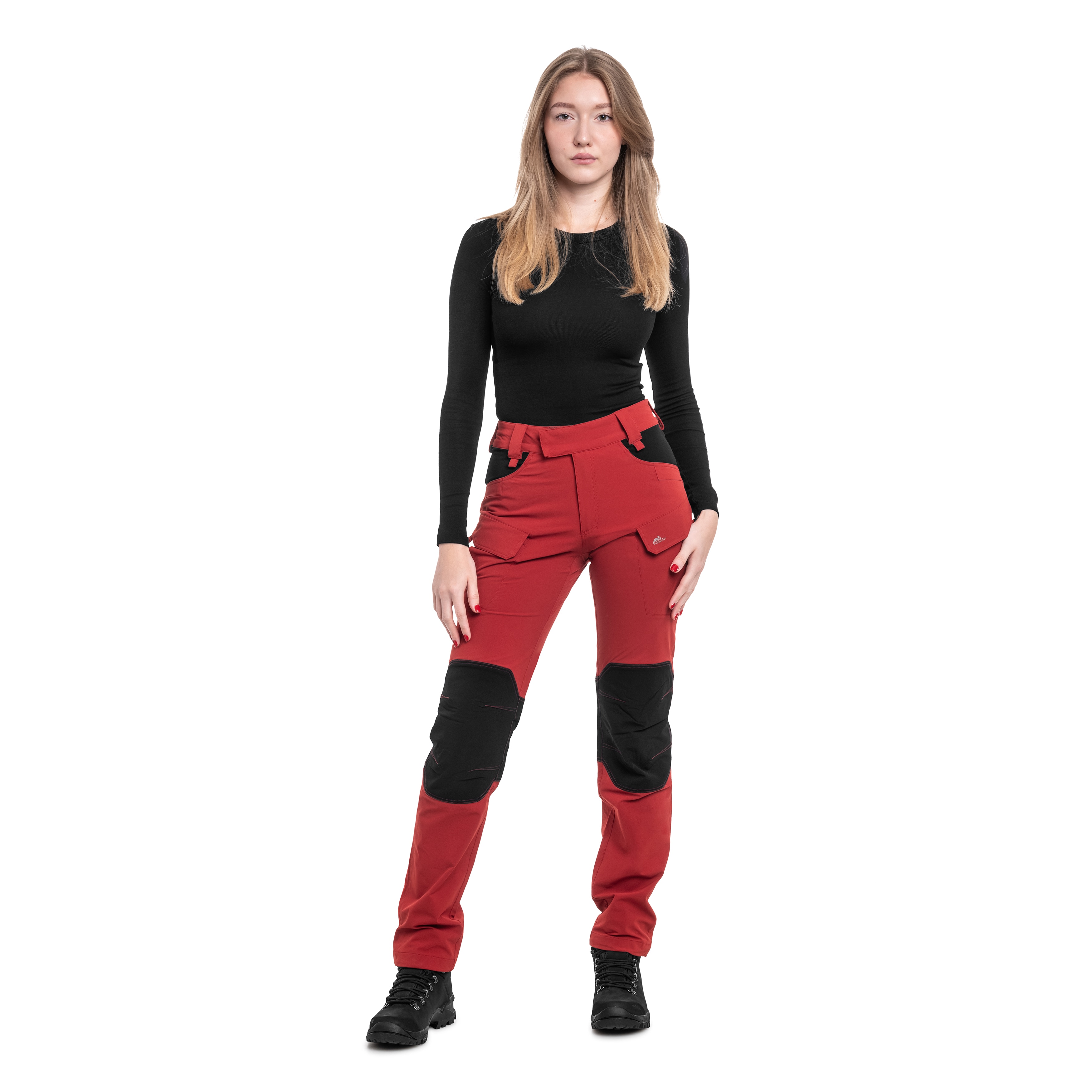 Pantaloni de damă Helikon OTP VersaStretch - Crimson Sky/Black