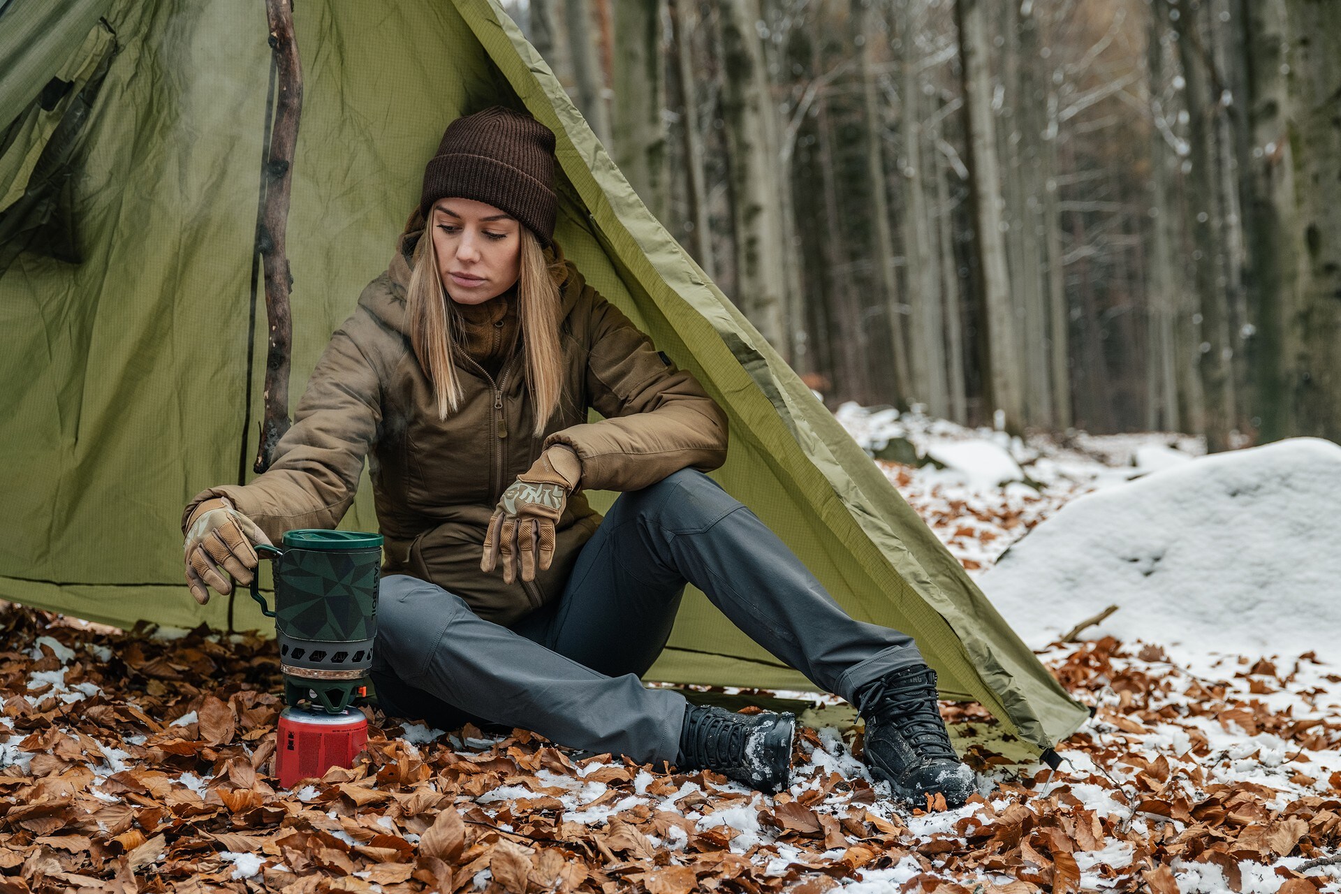 Pantaloni de damă Helikon OTP VersaStretch - Shadow Grey