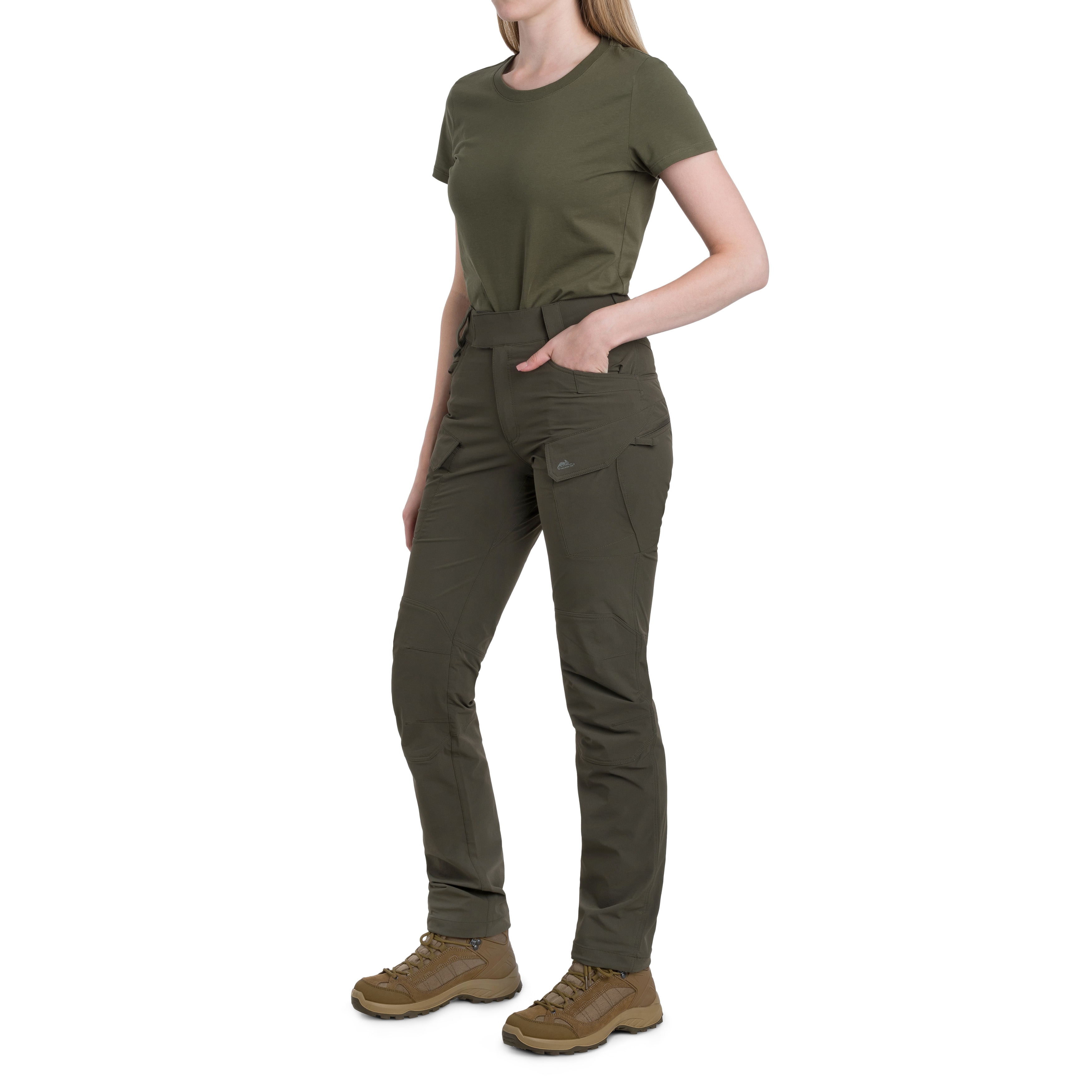 Pantaloni de damă Helikon OTP VersaStretch - Taiga Green