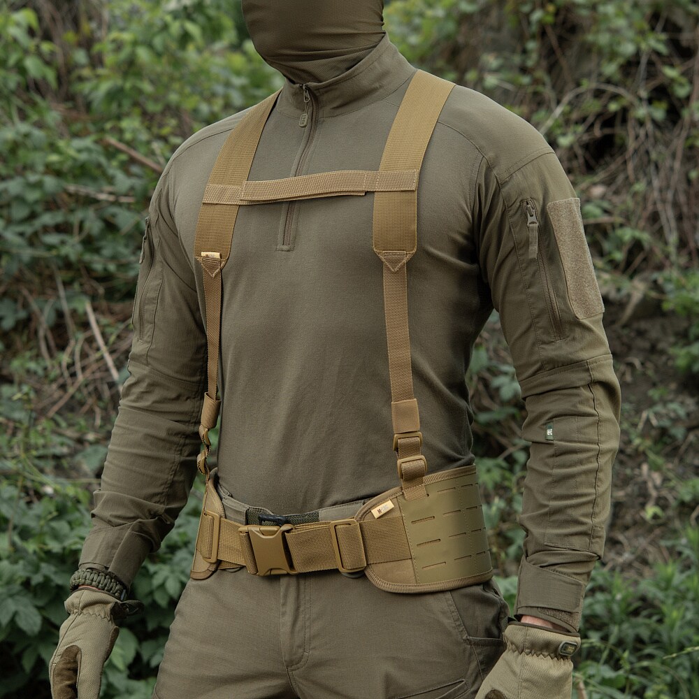 Bretele M-Tac Elite pentru centură tactică - Coyote