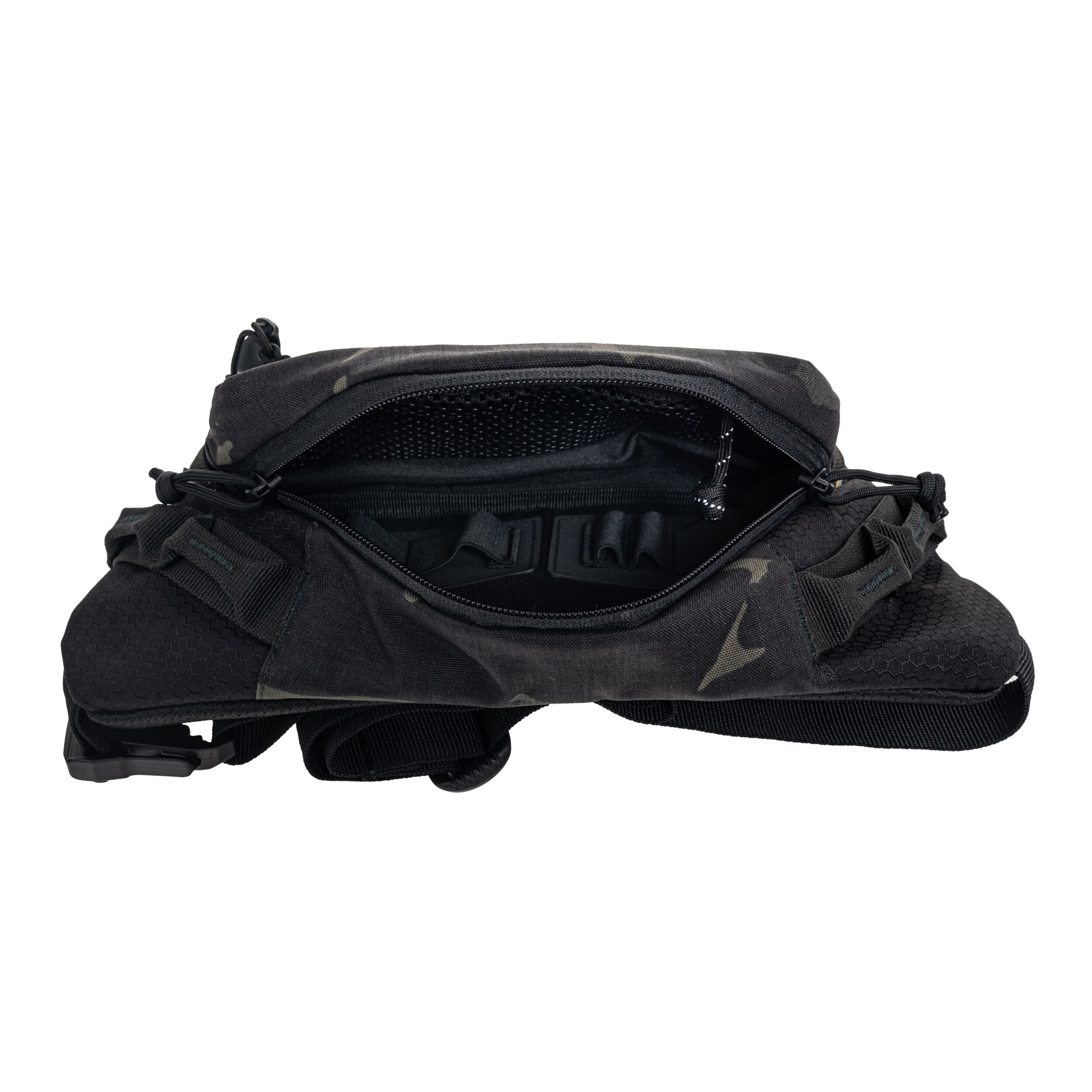 Borsetă de șold M-tac Elite Hex - MultiCam Black/Black