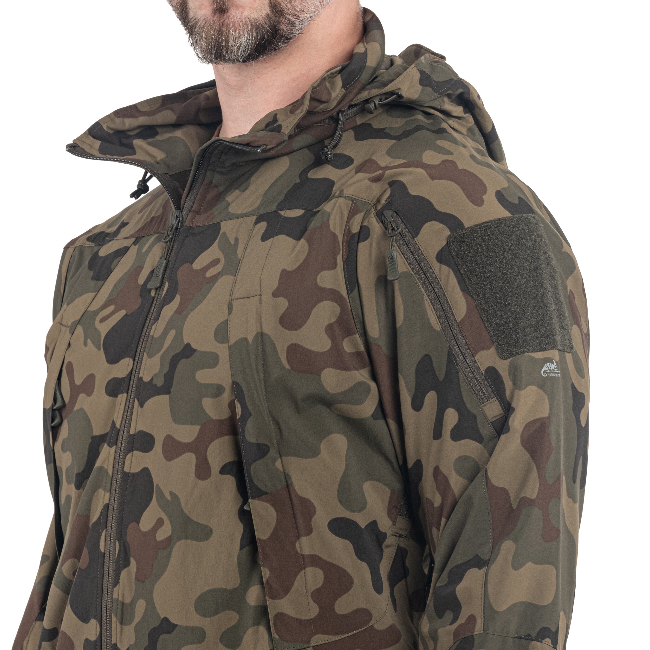 Geacă de damă Helikon-Tex Trooper StormStretch Softshell MK2 - wz.93 Pantera PL Woodland