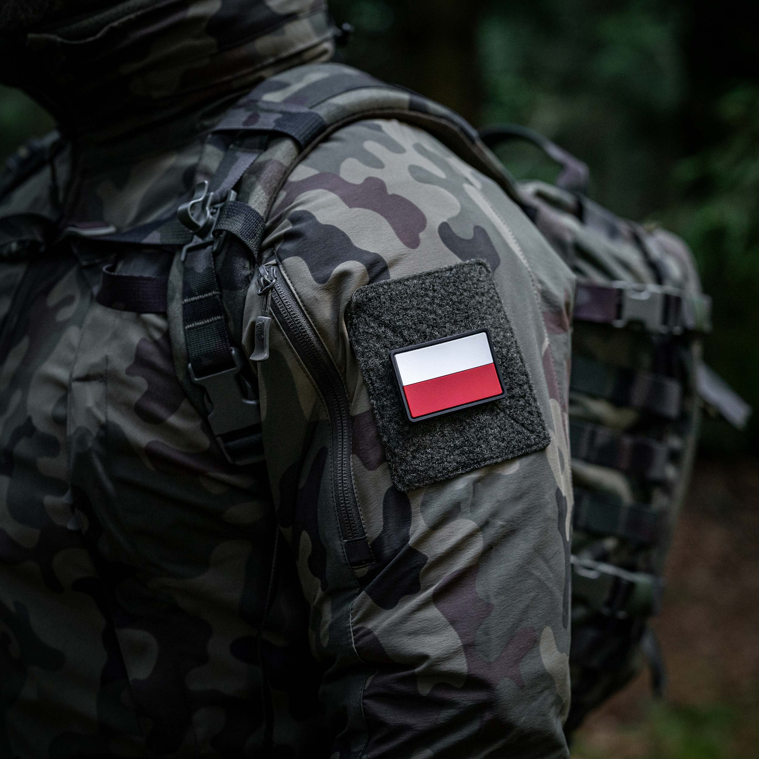 Geacă de damă Helikon Trooper StormStretch Softshell MK2 - wz.93 Pantera PL Woodland