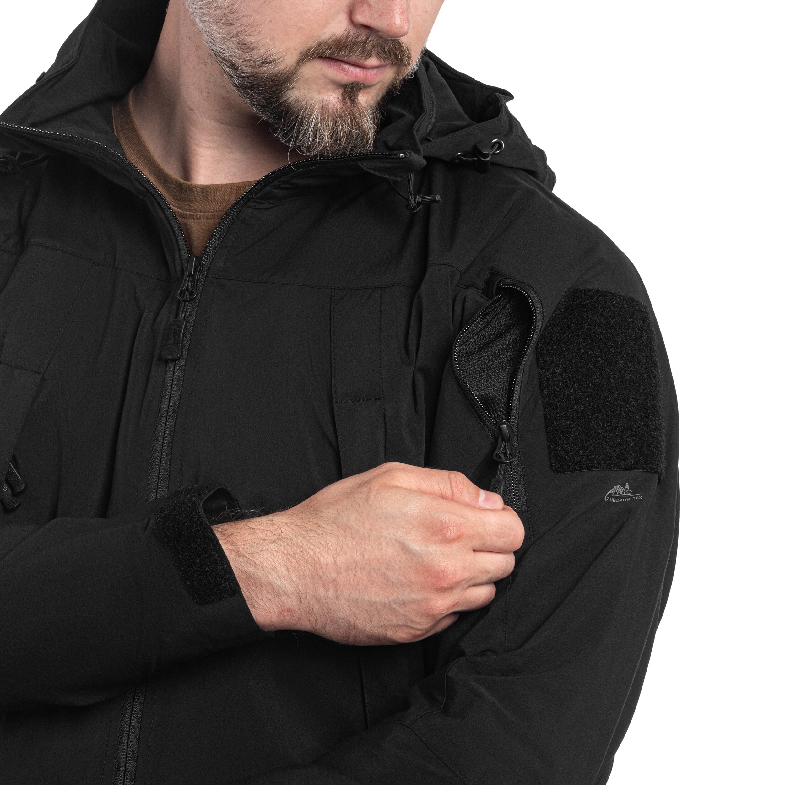 Geacă Helikon Trooper StormStretch Softshell MK2 - Black