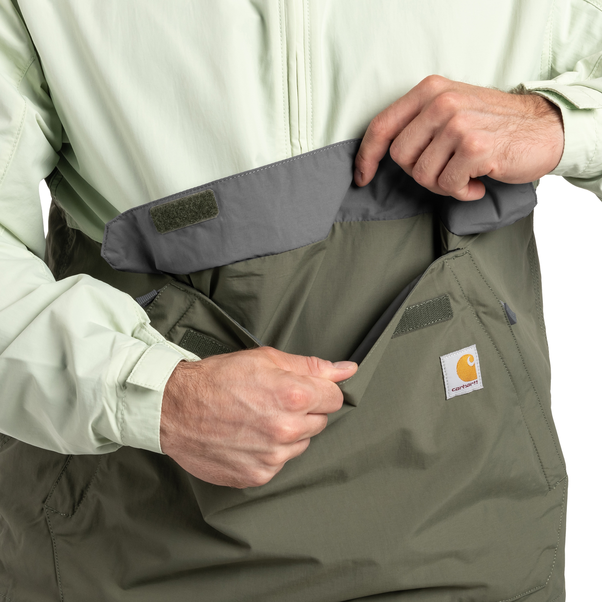 Geacă Carhartt Anorak Rain Defender Lightweight Packable - Tender Green/Dusty Olive
