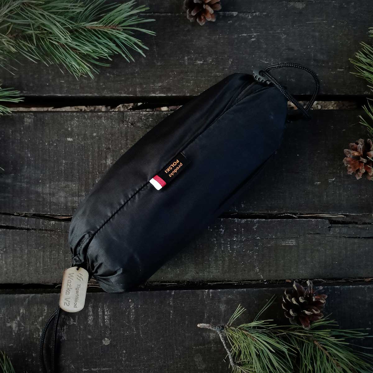 Hamac ultraușor TigerWood Libelula V2 - Black