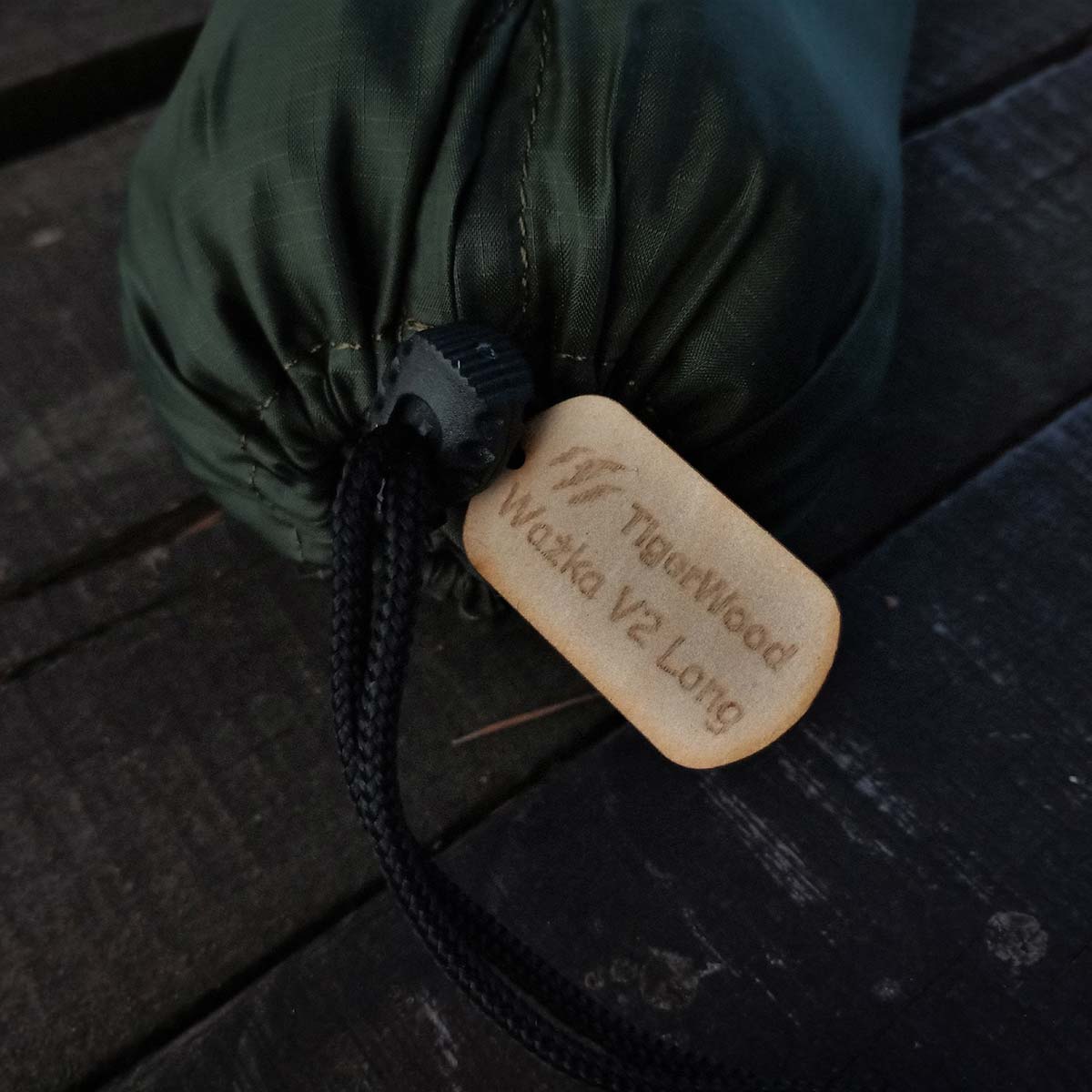 Hamac ultraușor TigerWood Libelula V2 Long - Green