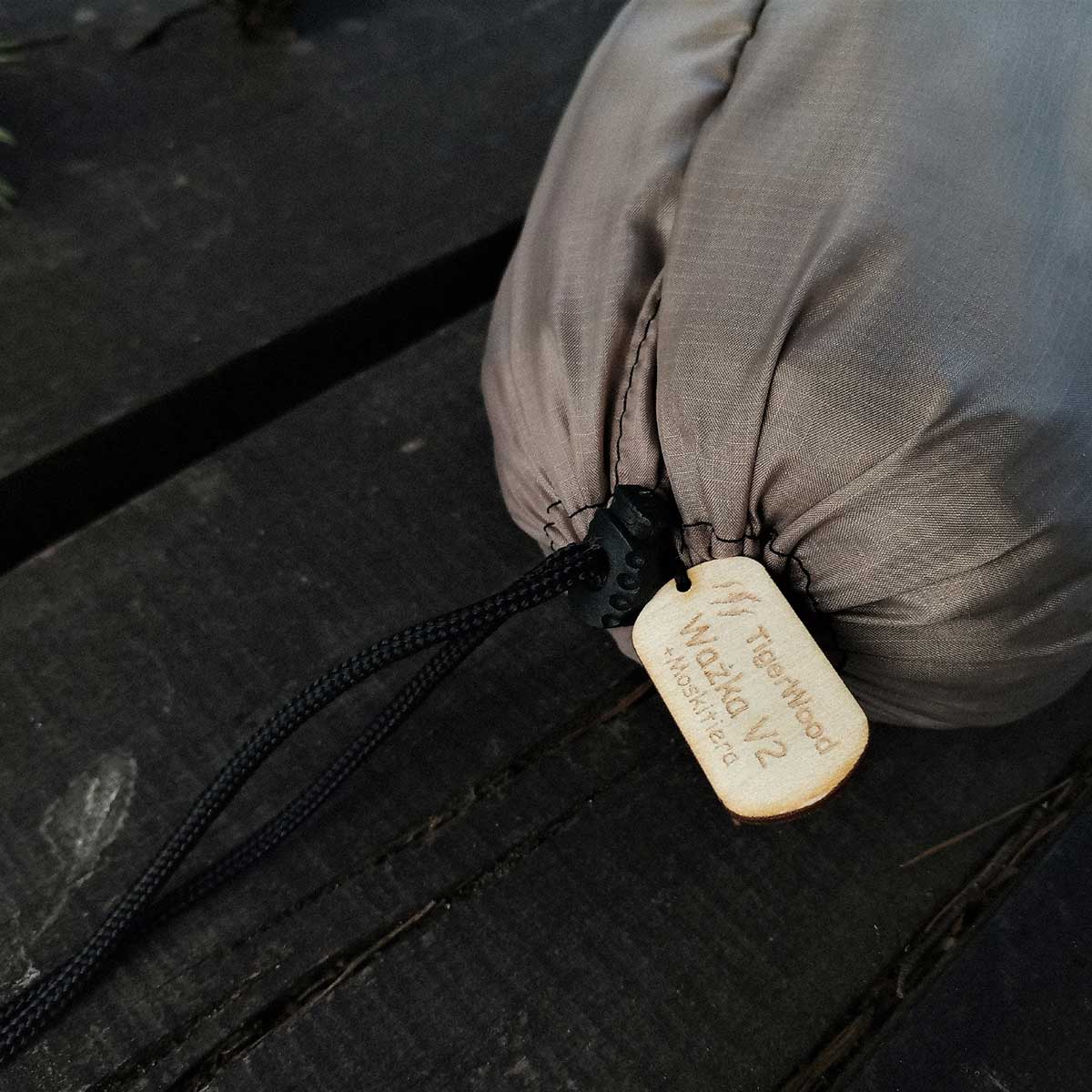 Hamac ultraușor TigerWood Libelula V2 Desert - cu plasă de protecție împotriva insectelor