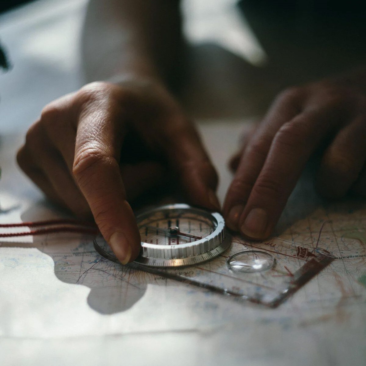 Busolă pentru hartă Silva 1933