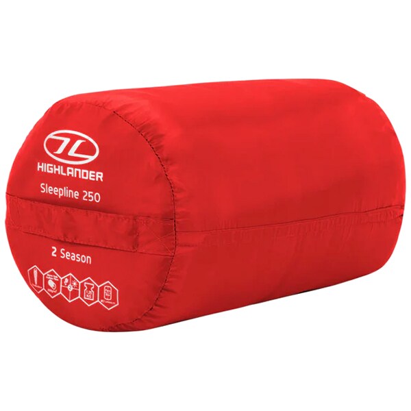 Sac de dormit Highlander Outdoor Sleepline Envelope 250 - Red