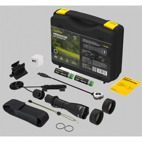 Lanternă Armytek Predator Pro Magnet Set USB White - 1500 lumeni