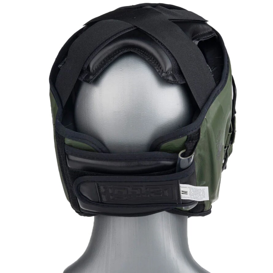 Cască pentru box Fighter Shock Head Guard - Kaki/Camo