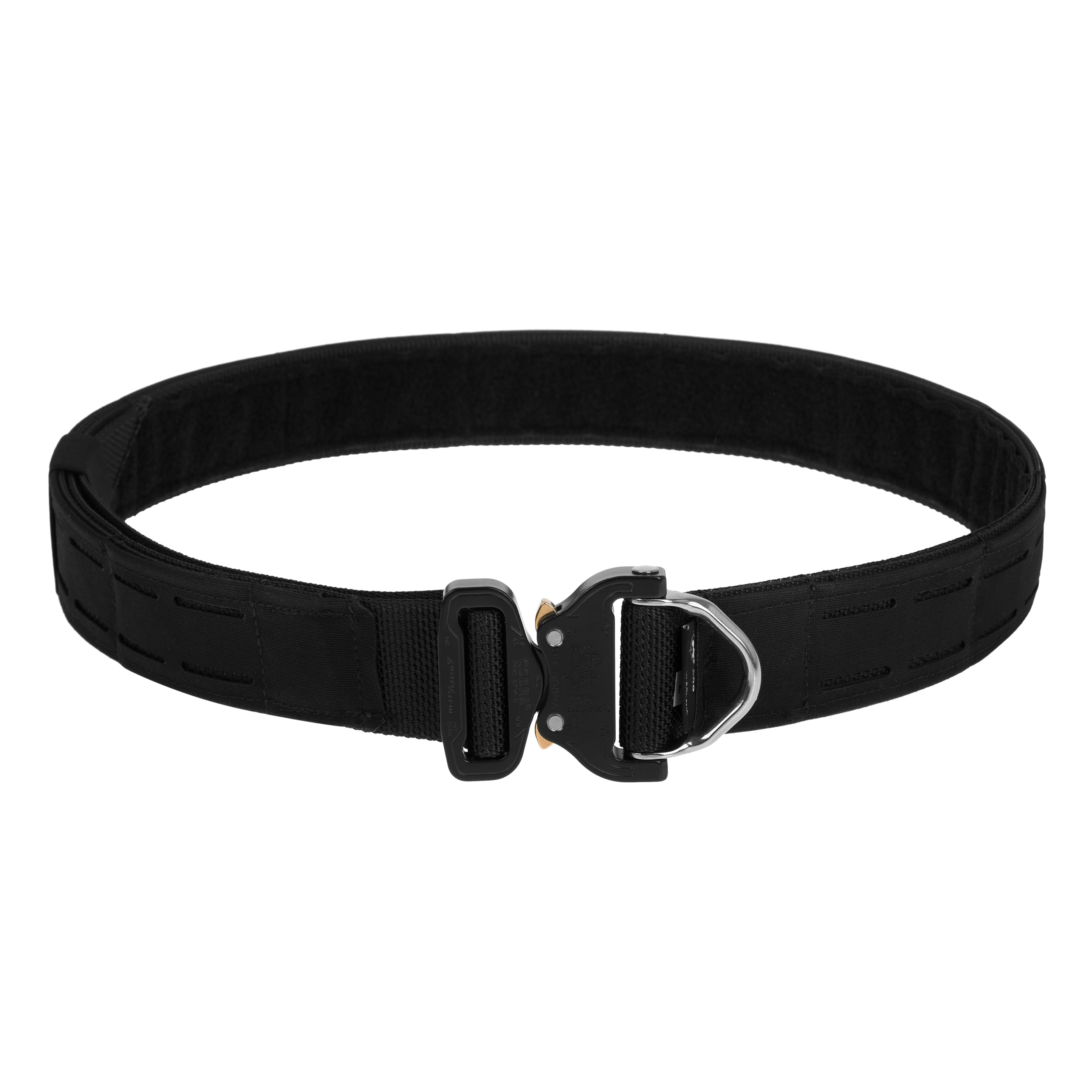 Centură tactică Combat Lab Cobra D-Ring MOLLE - Black