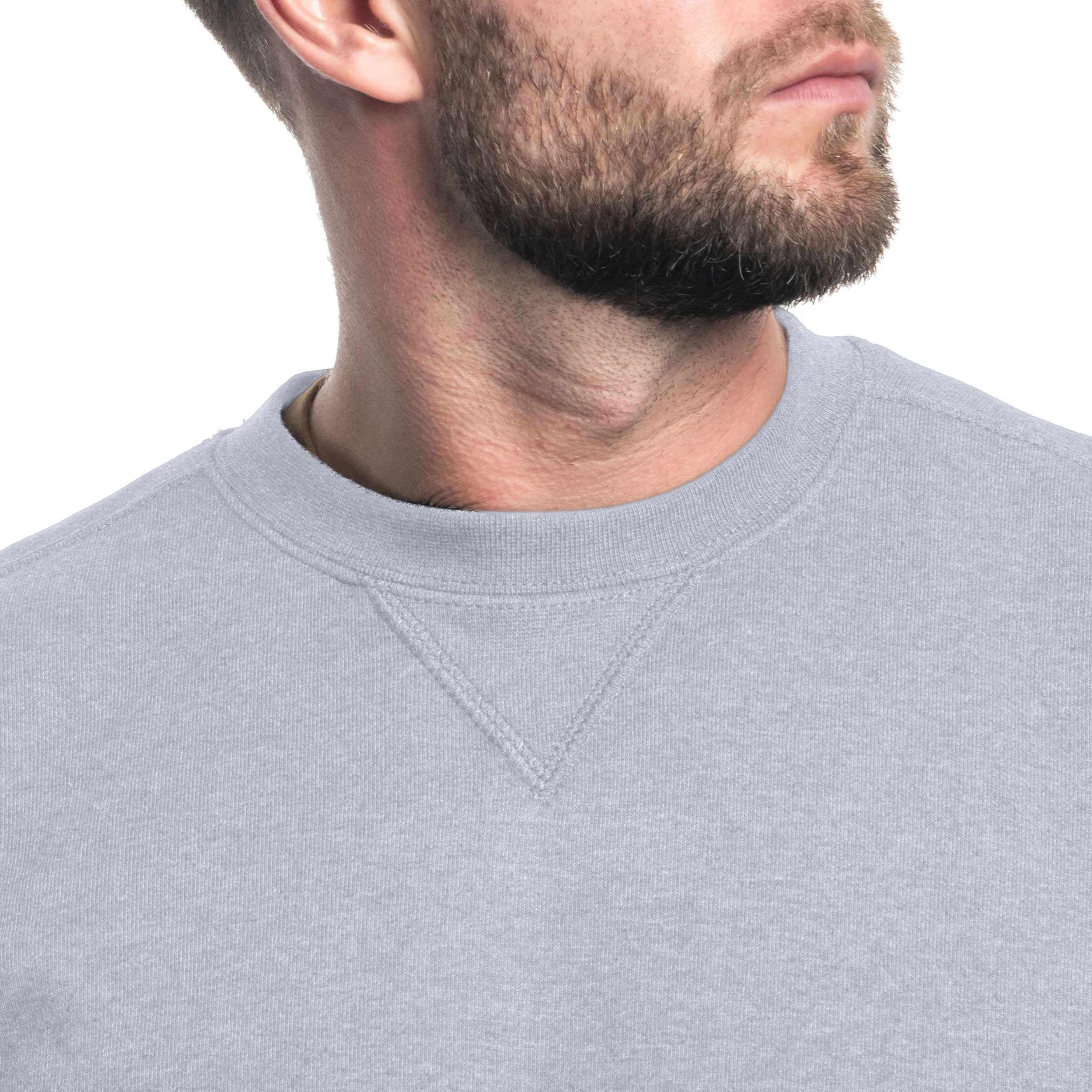 Bluză Carhartt Midweight Crewneck - Heather Grey