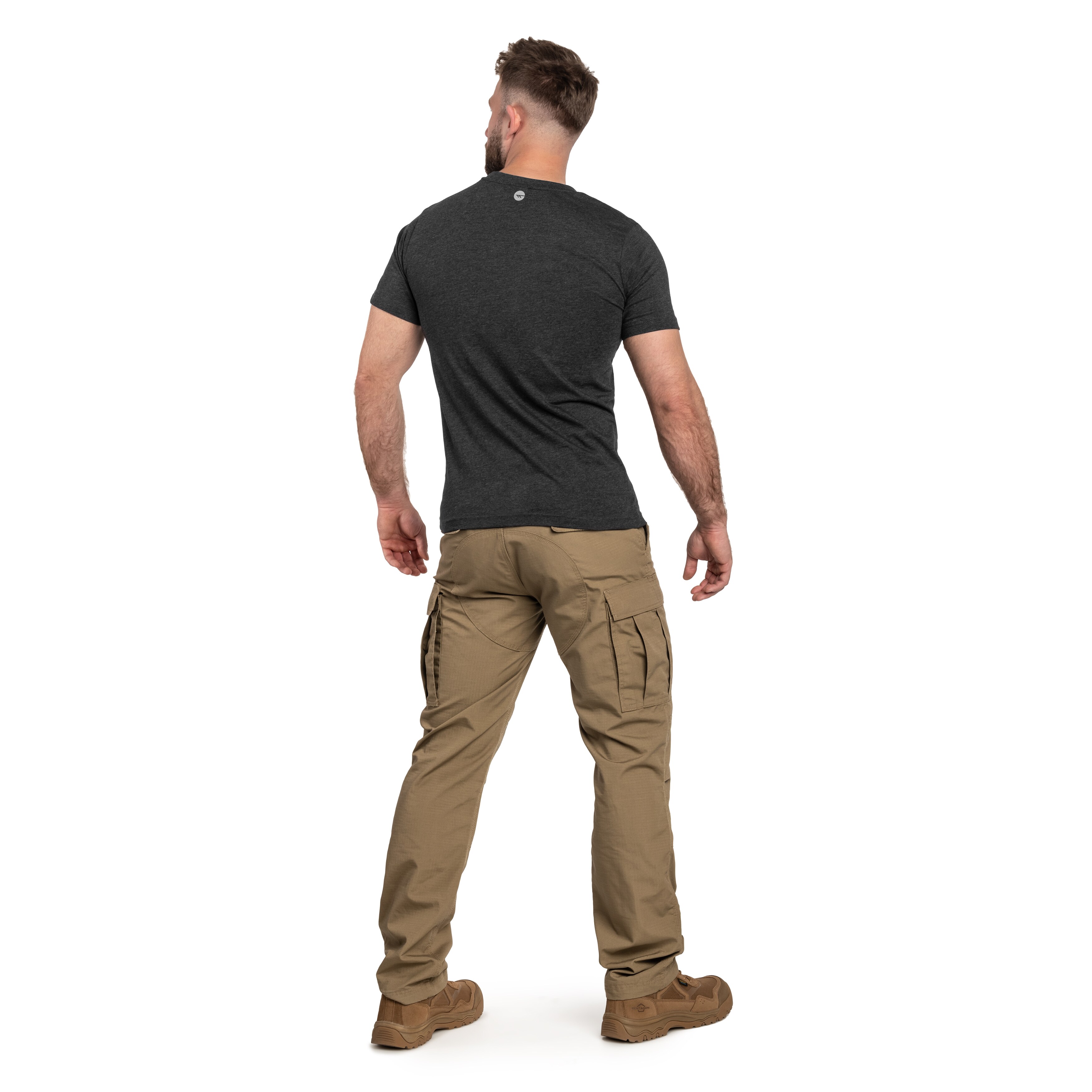 Tricou Hi-Tec Plain - Dark Grey Melange