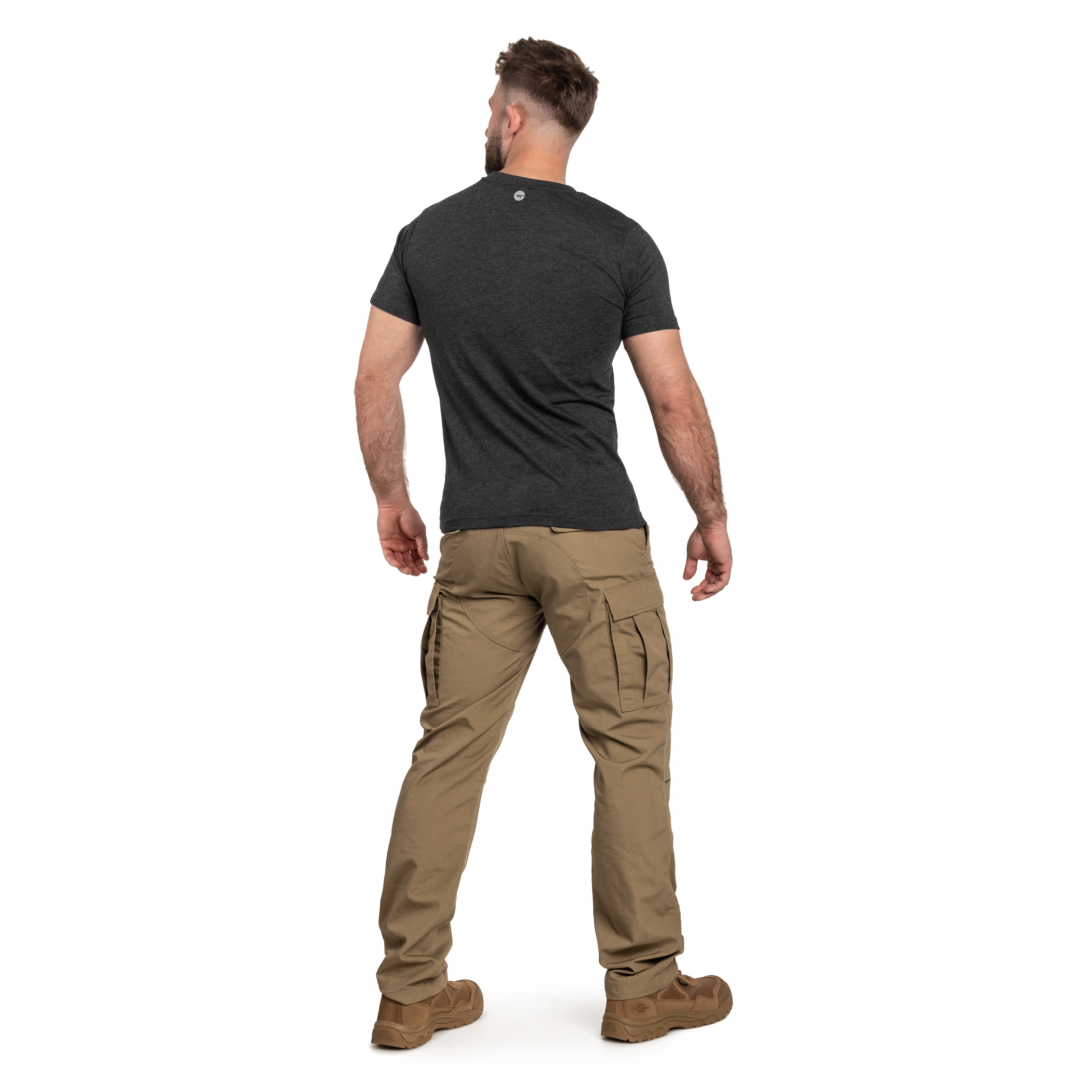 Tricou Hi-Tec Plain - Dark Grey Melange