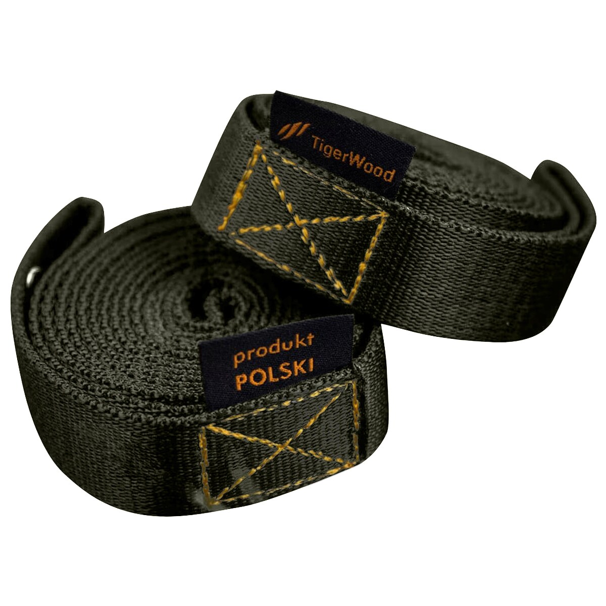 Curele de fixare pentru hamac TigerWood 3 m - Olive