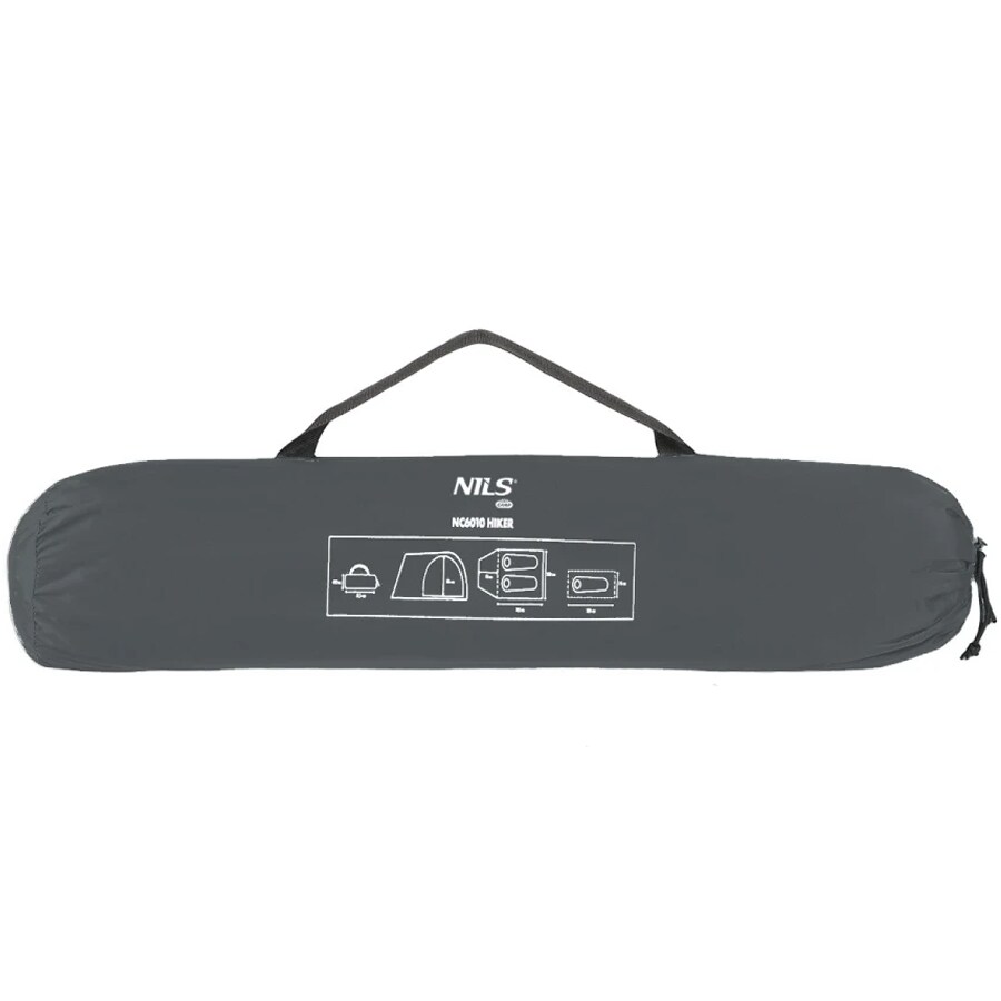 Cort pentru 2 persoane Nils Camp Hiker NC6010 - Gri