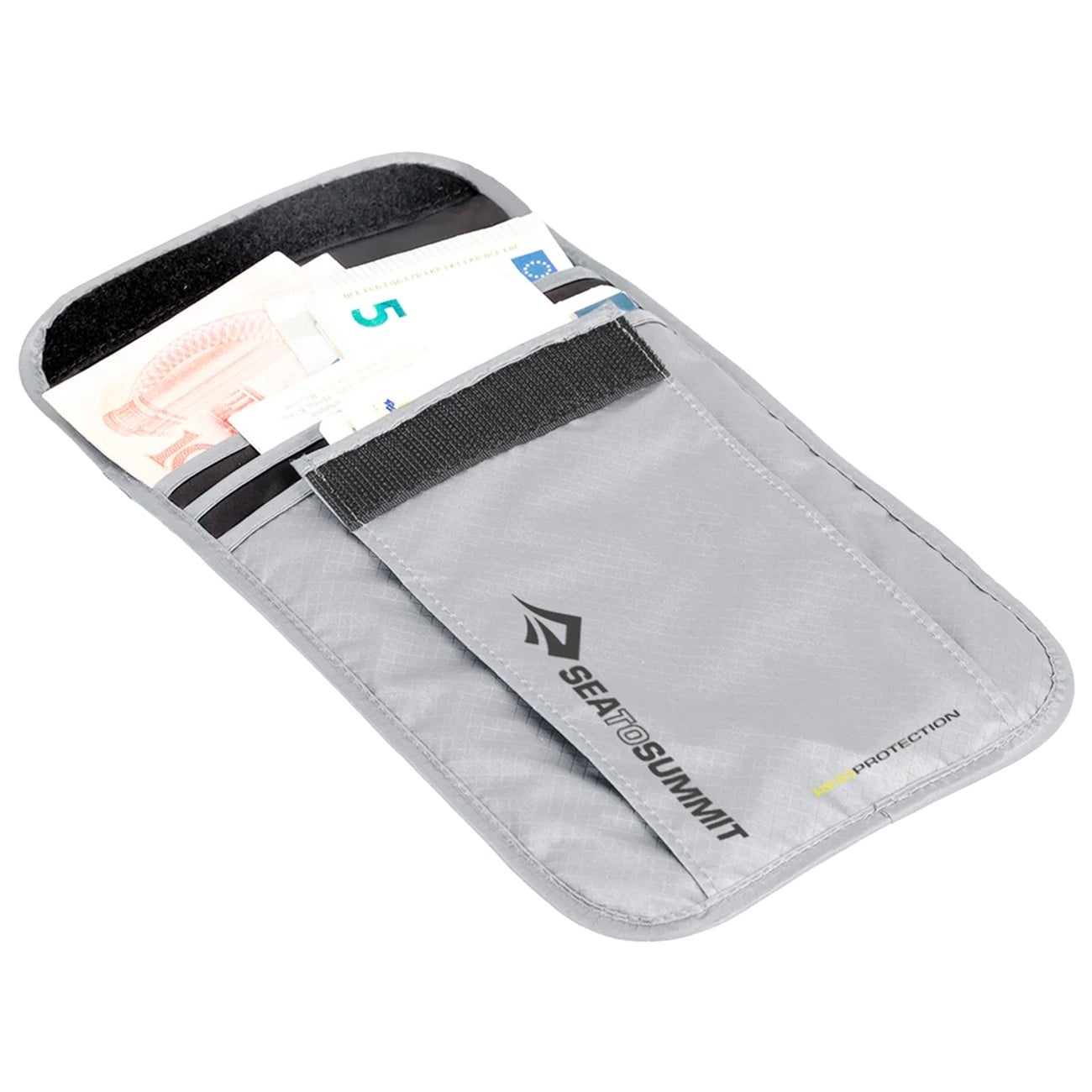 Portofel Sea To Summit Neck Wallet RFID - High Rise Grey