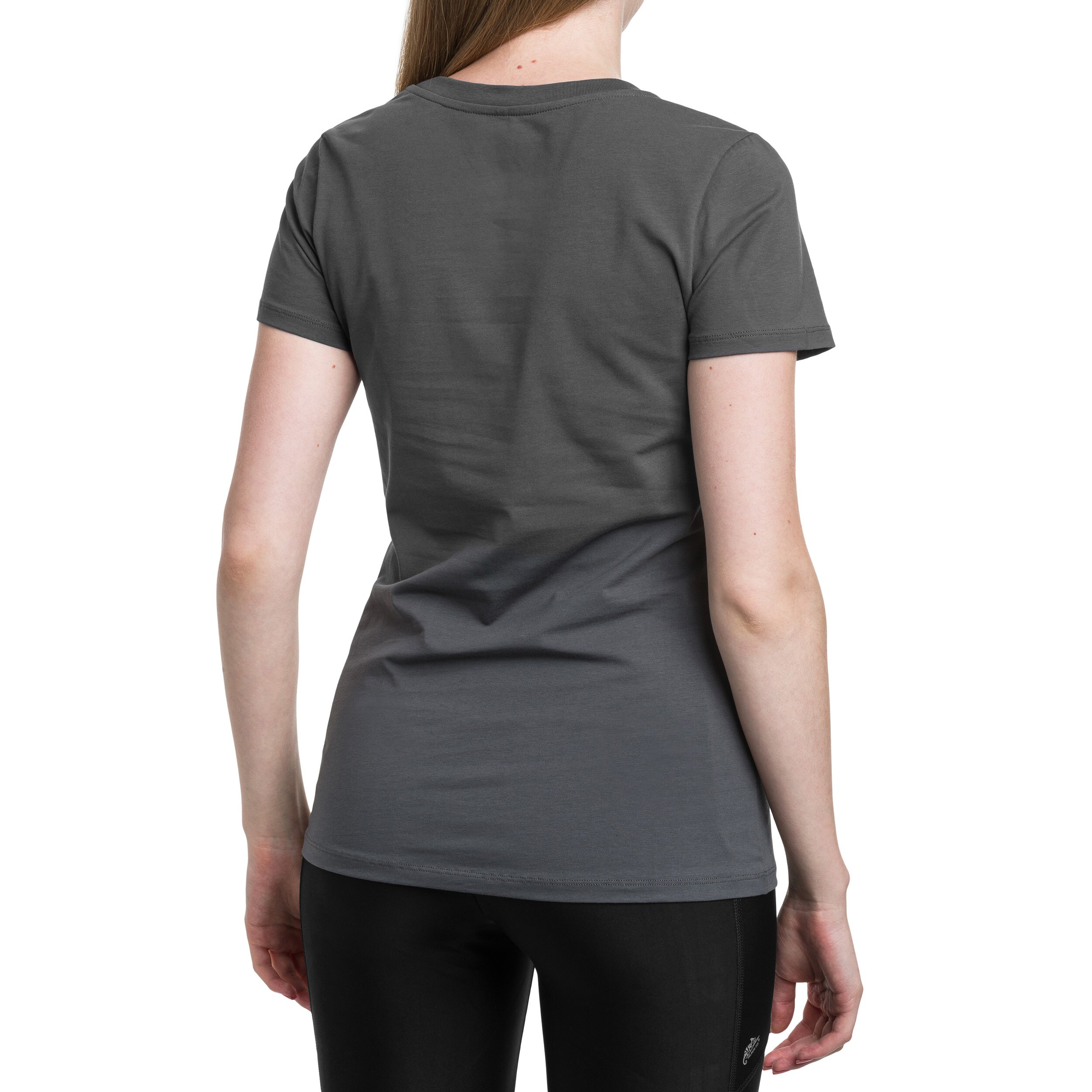 Tricou de damă Helikon din bumbac organic Slim - Shadow Grey
