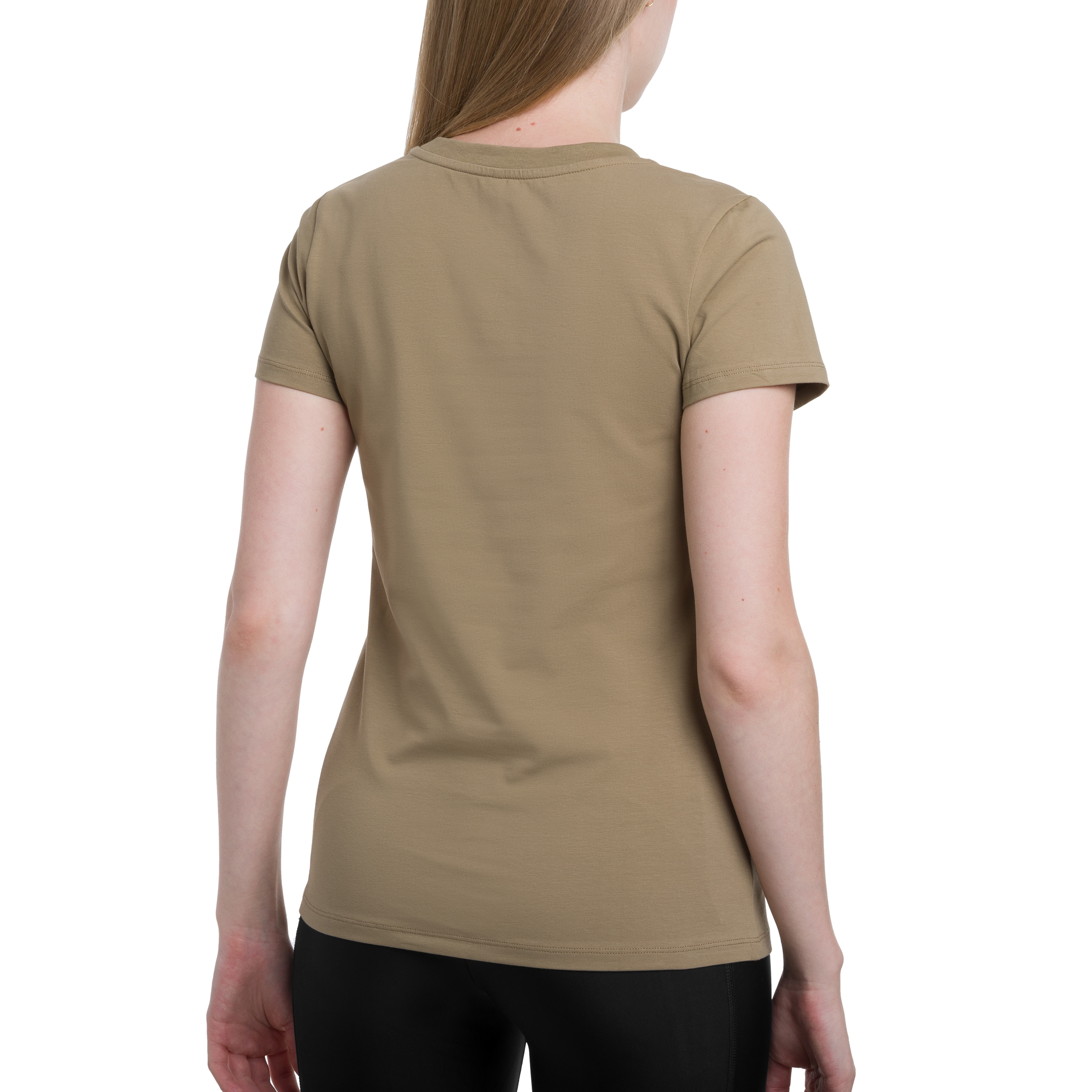 Tricou de damă Helikon din bumbac organic Slim - Kaki