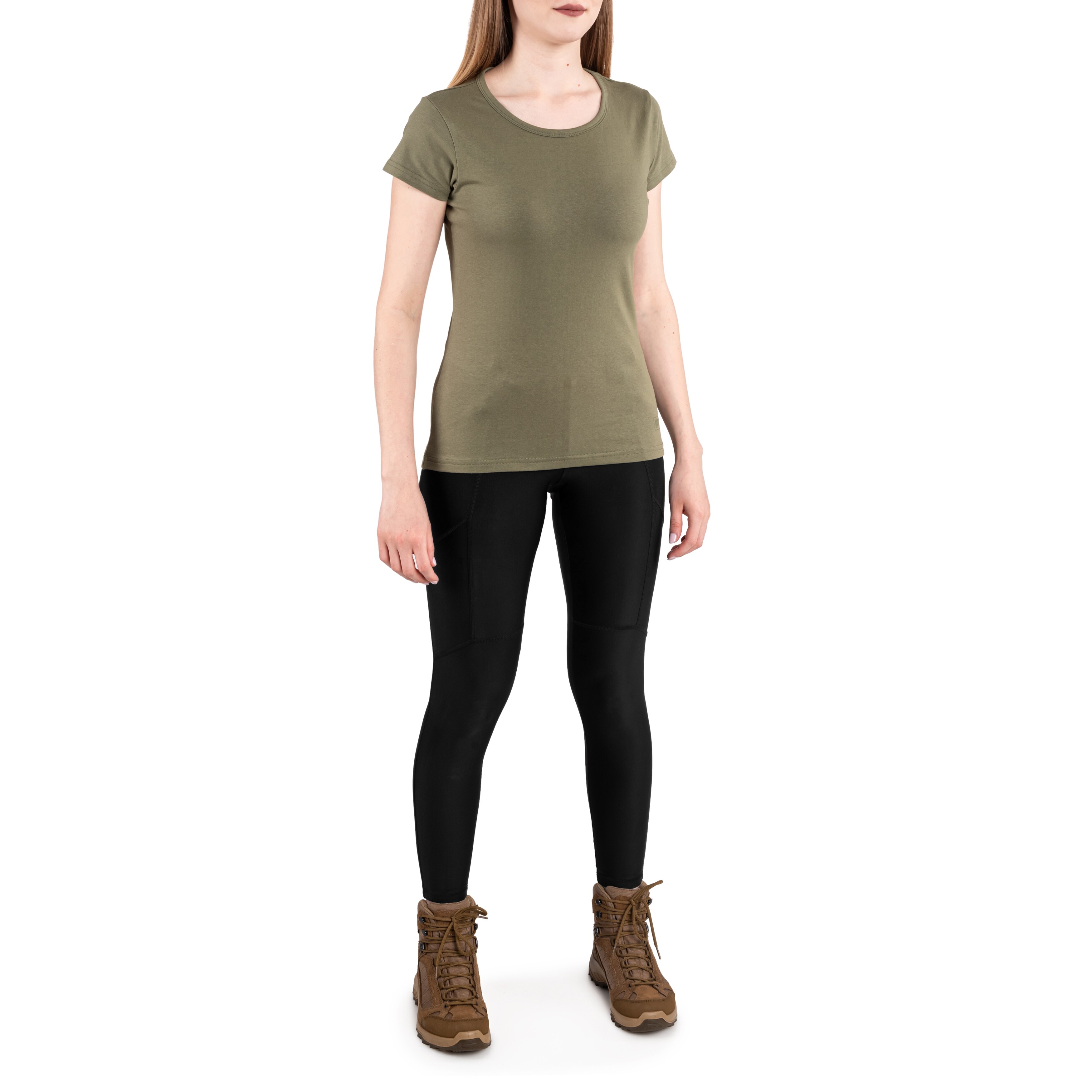Tricou de damă Magnum Essential - Olive