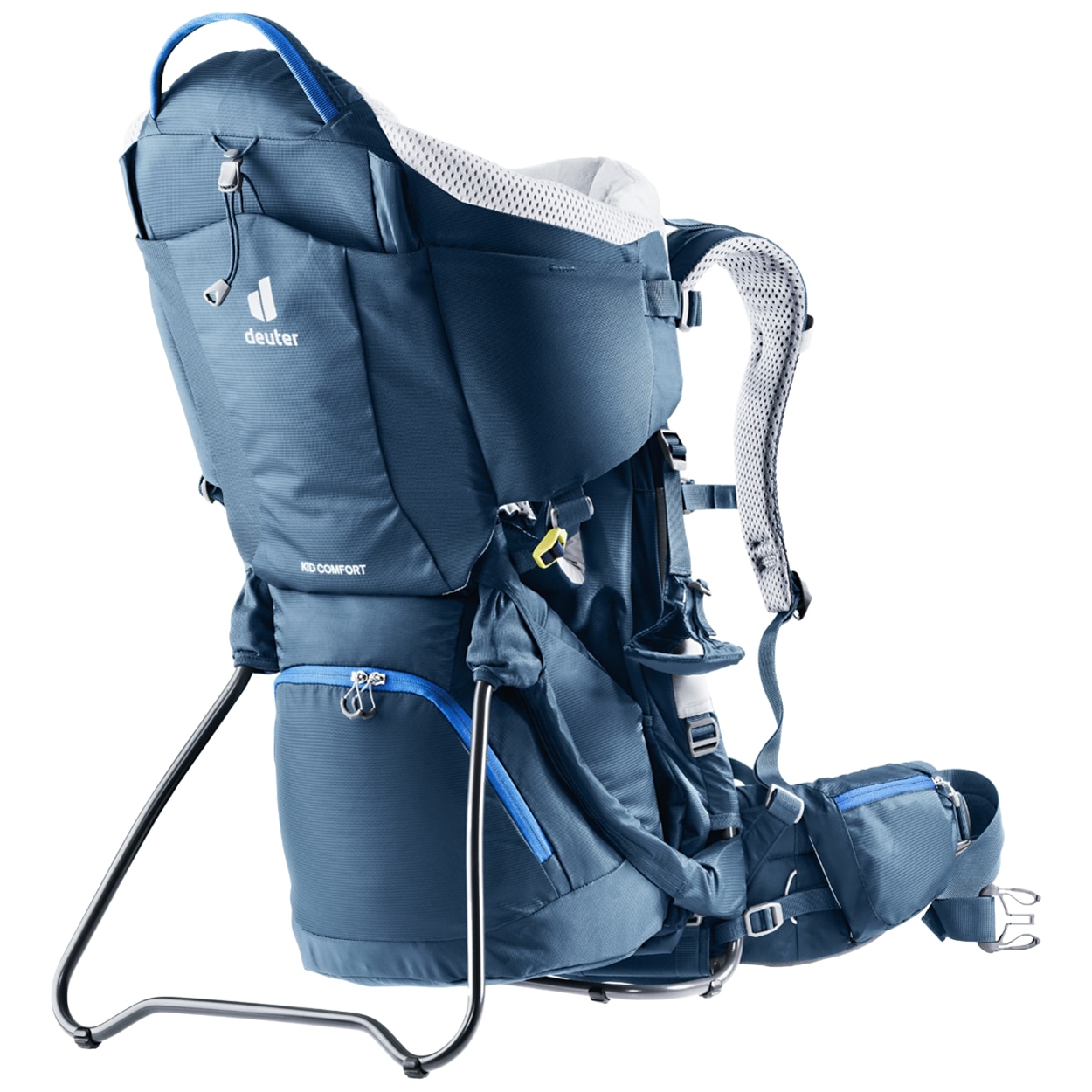 Purtător bebe turistic Deuter Kid Comfort cu husa impermeabilă