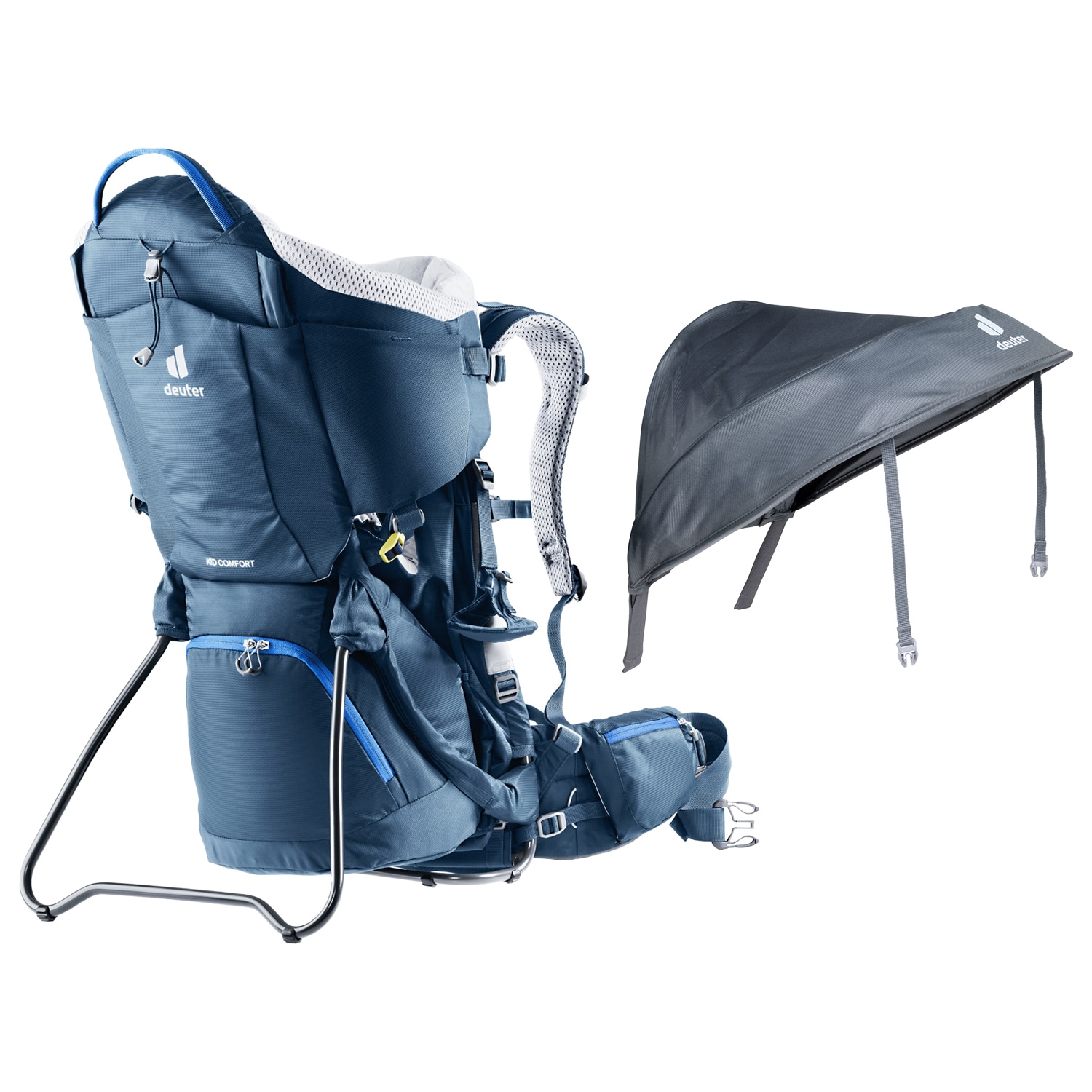 Purtător bebe turistic Deuter Kid Comfort cu copertină