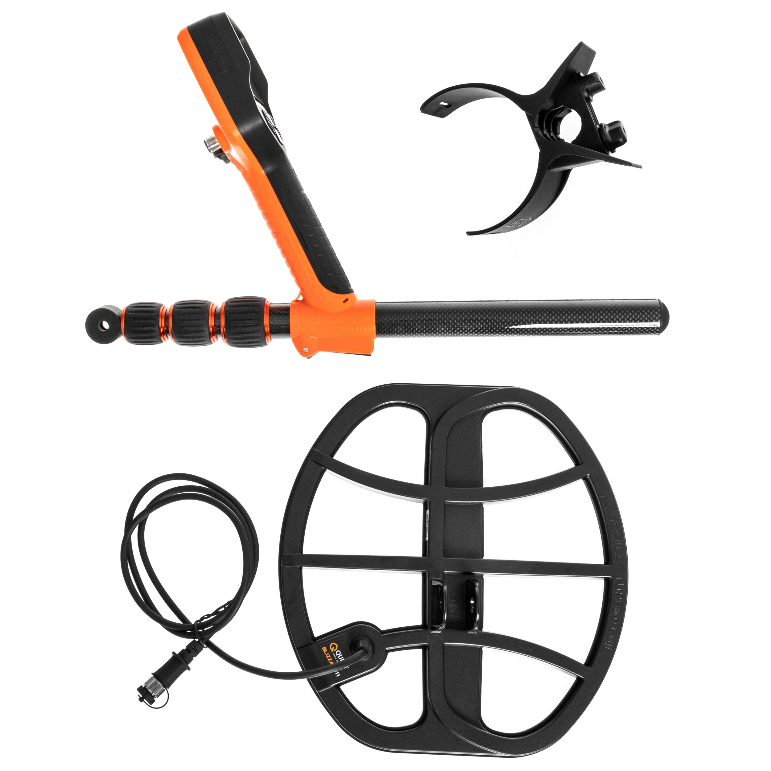 Detector de metale Quest V80 + bobine Blizzard 9/11 - Set