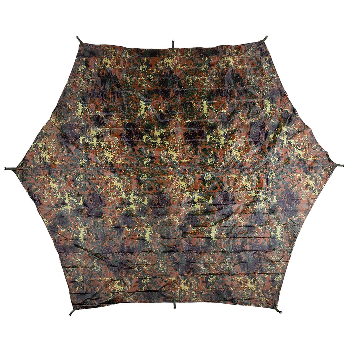Prelată pentru camping MFH Hexagon-Tarp 340 x 310 cm - Flecktarn