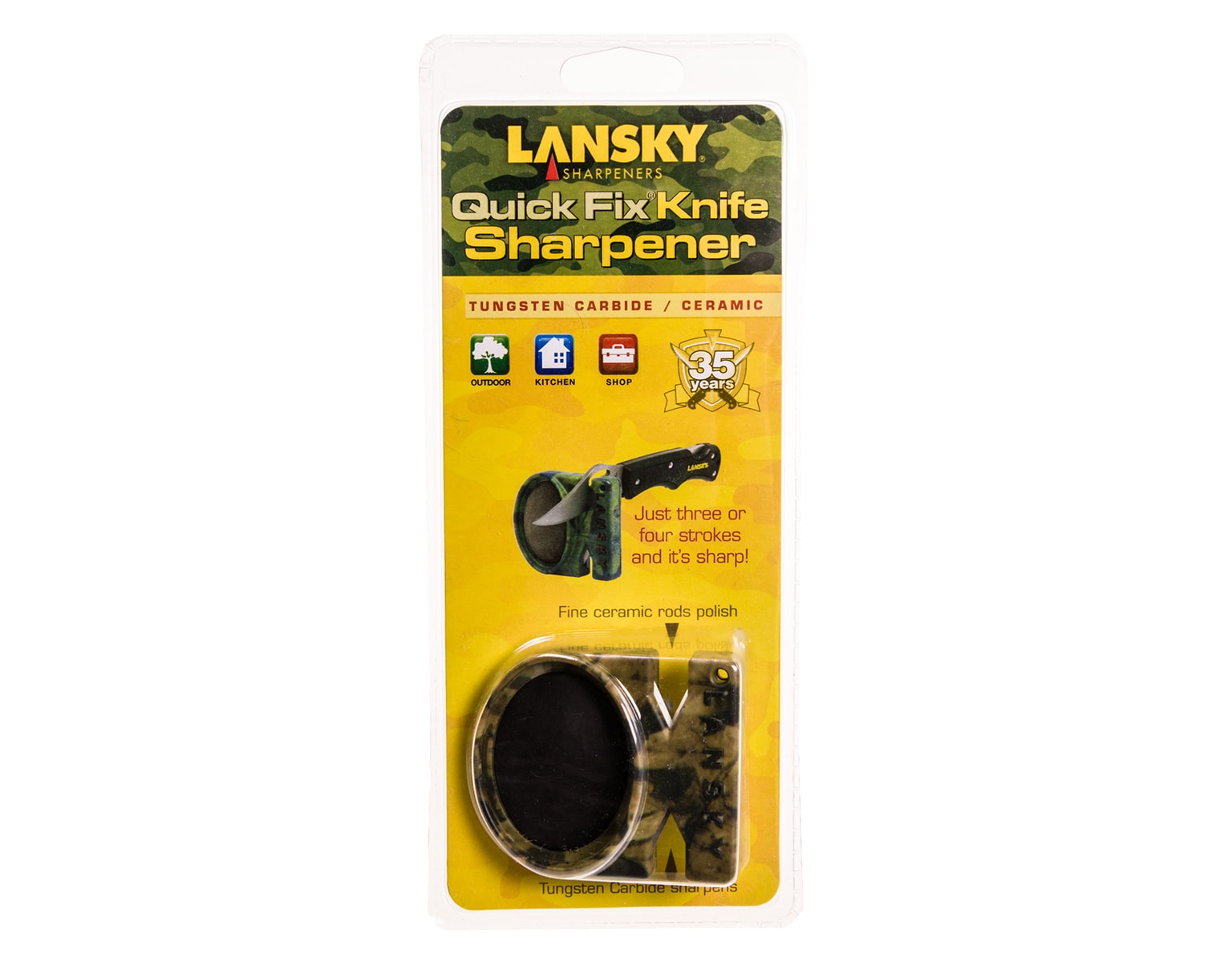 Ascuțitor de buzunar Lansky Quick FIX - Camo