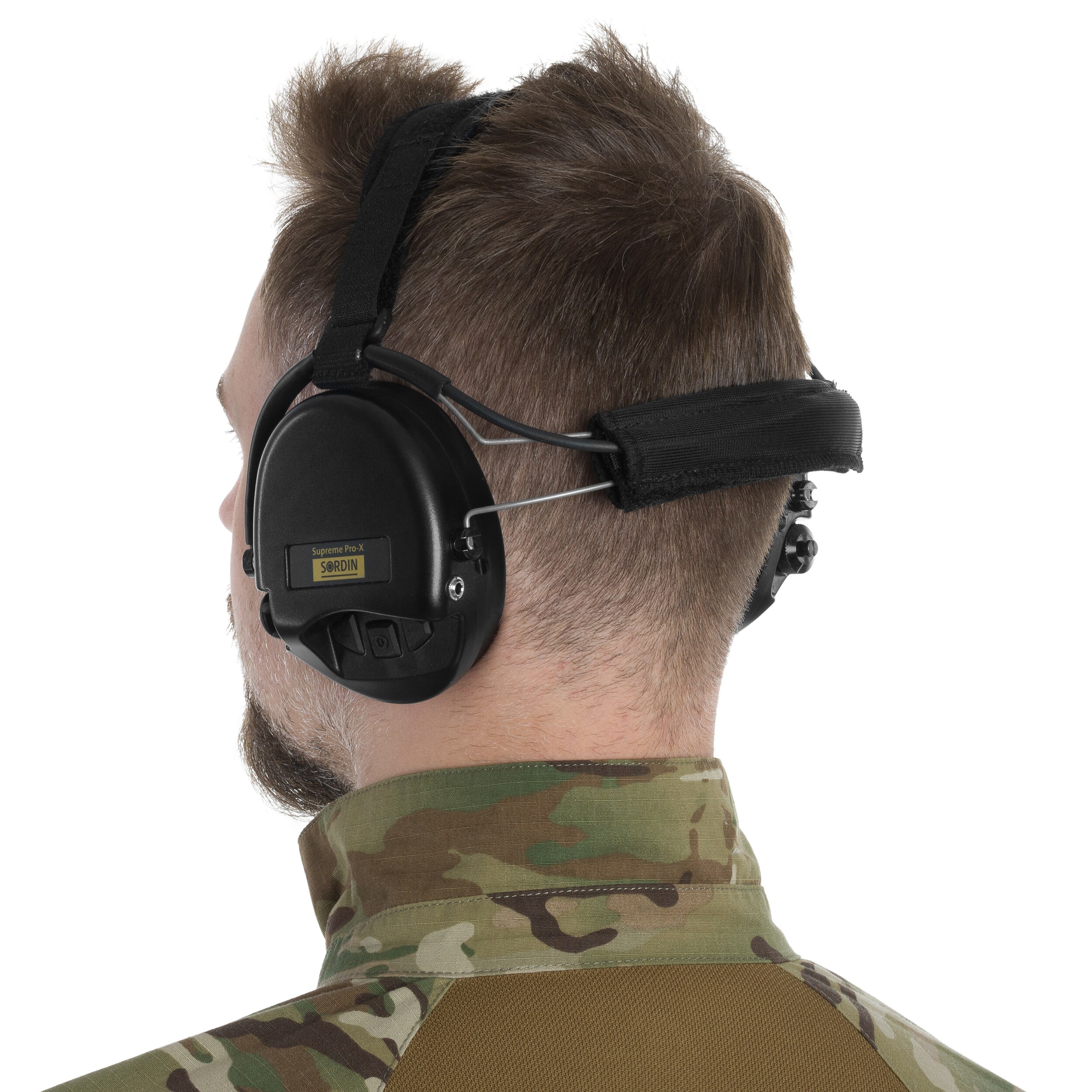 Protecție auditivă activă Sordin Supreme Pro-X Gel Neckband - Green