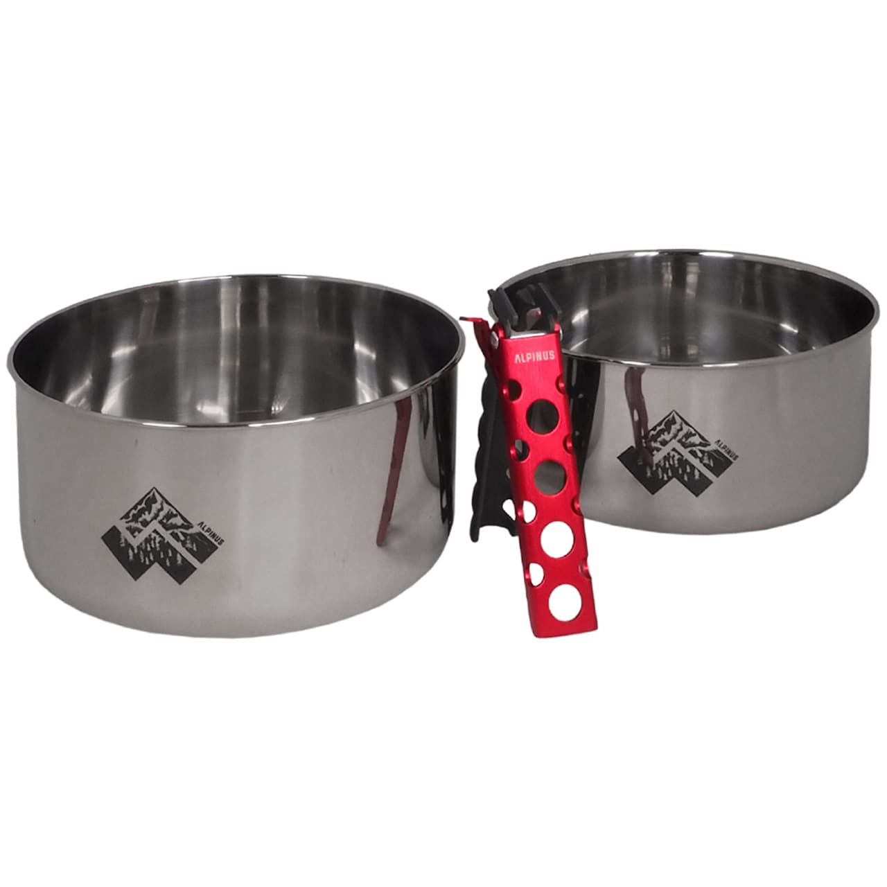Oală turistică din oțel Alpinus Jukatan -  3 piese