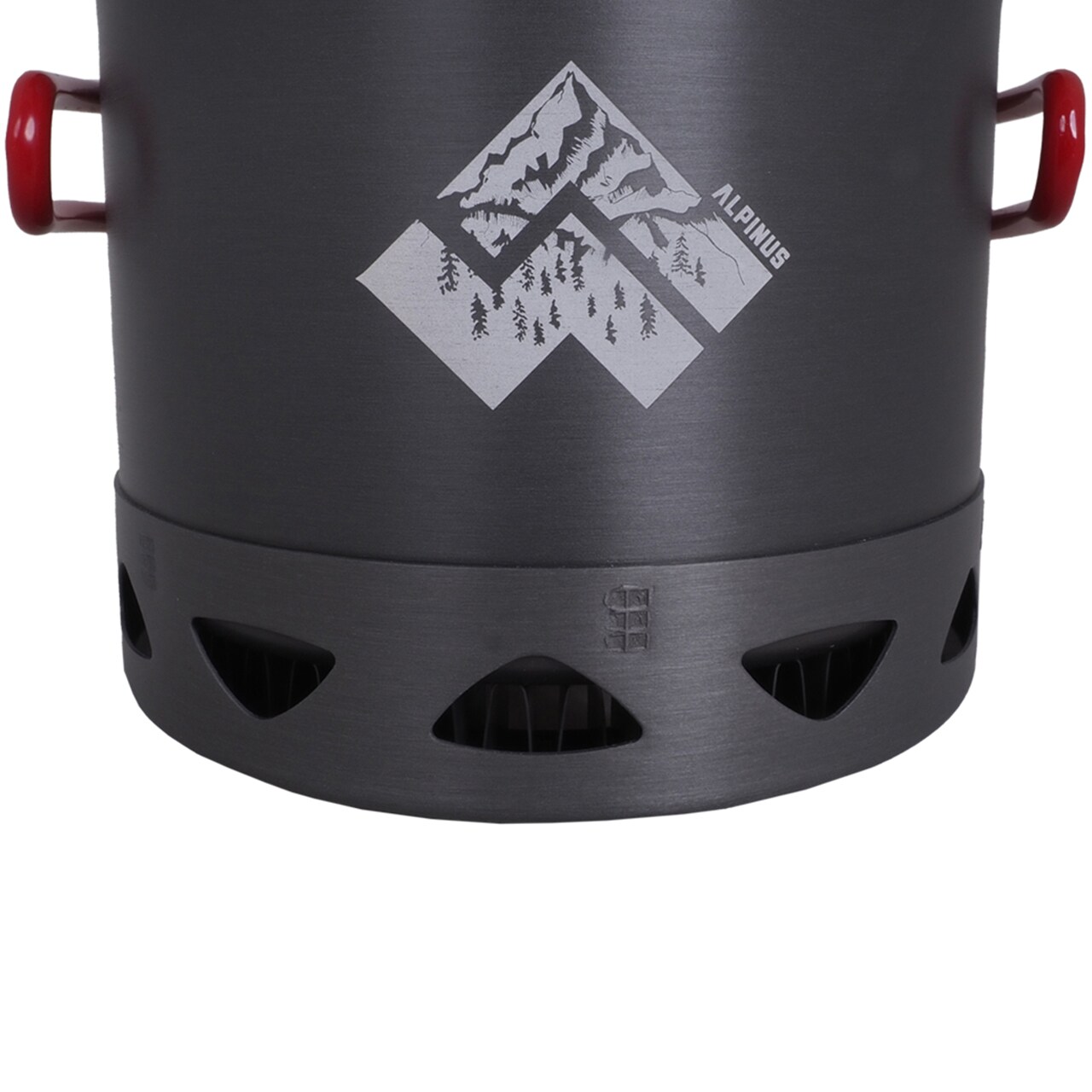 Oală turistică din aluminiu Alpinus Valdes Radiator - Gri