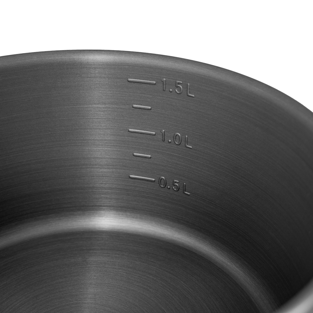 Oală turistică din aluminiu Alpinus Santiago - 2 piese - Gri