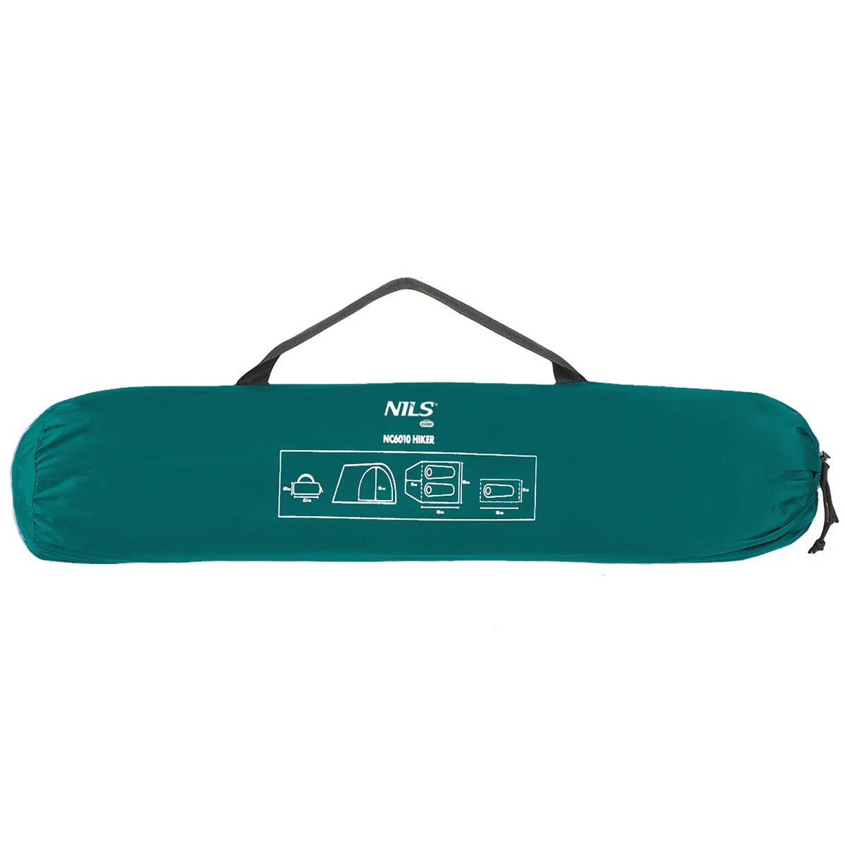 Cort pentru 2 persoane Nils Camp Hiker NC6010 - Verde