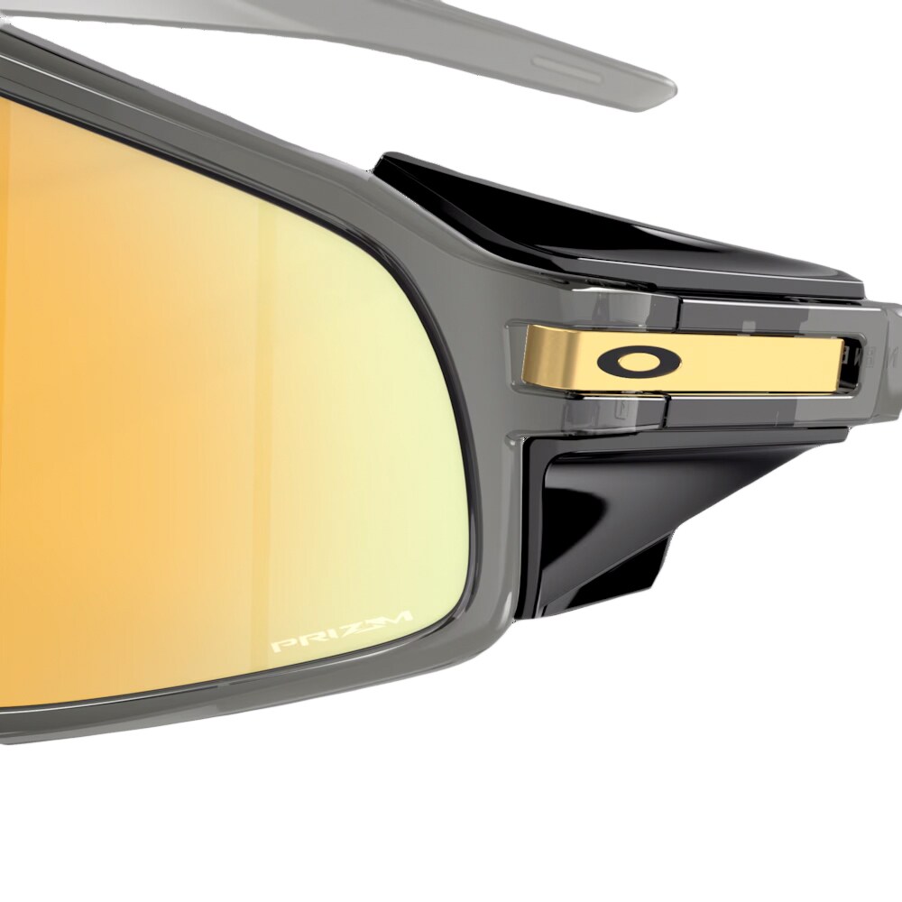 Ochelari de soare Oakley Latch Panel - Grey Smoke/Prizm 24K