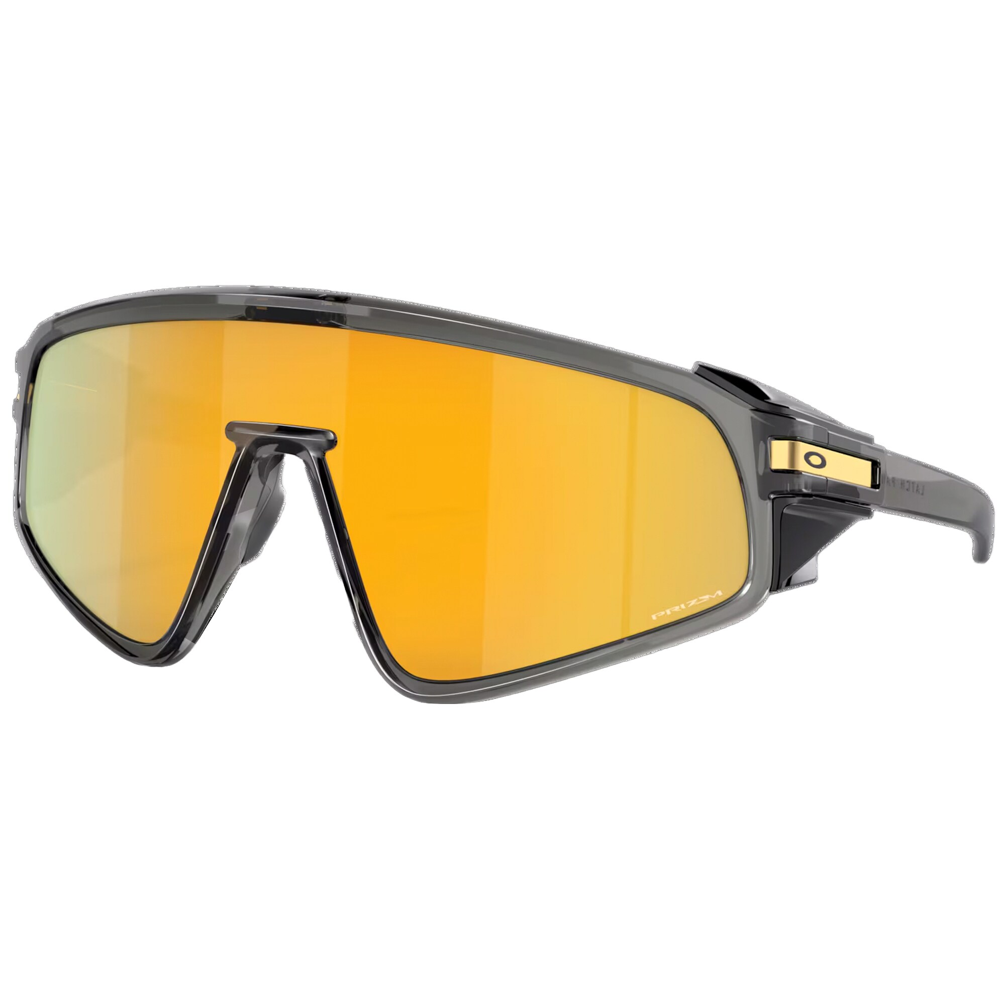 Ochelari de soare Oakley Latch Panel - Grey Smoke/Prizm 24K