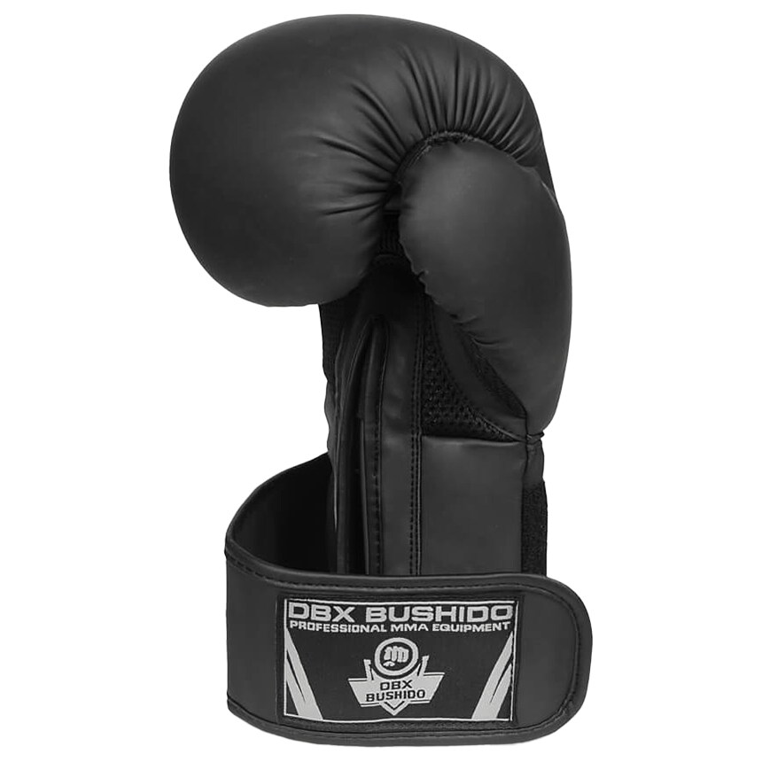 Mănuși de box DBX Bushido Black Master B-2V12 - Negre/Gri