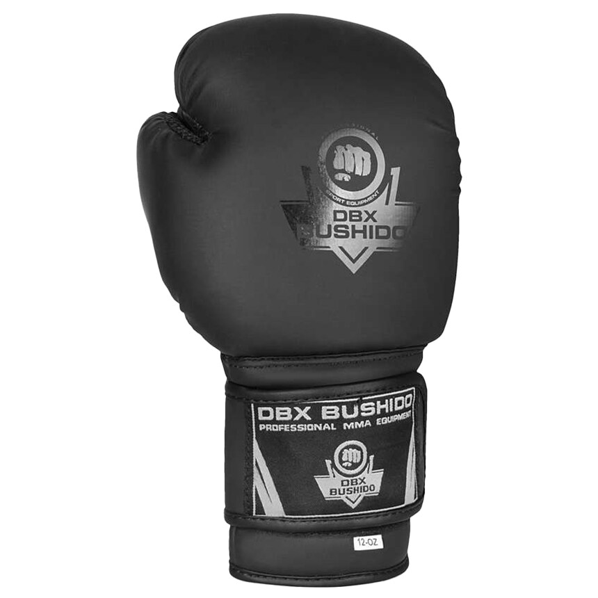 Mănuși de box DBX Bushido Black Master B-2V12 - Negre/Gri