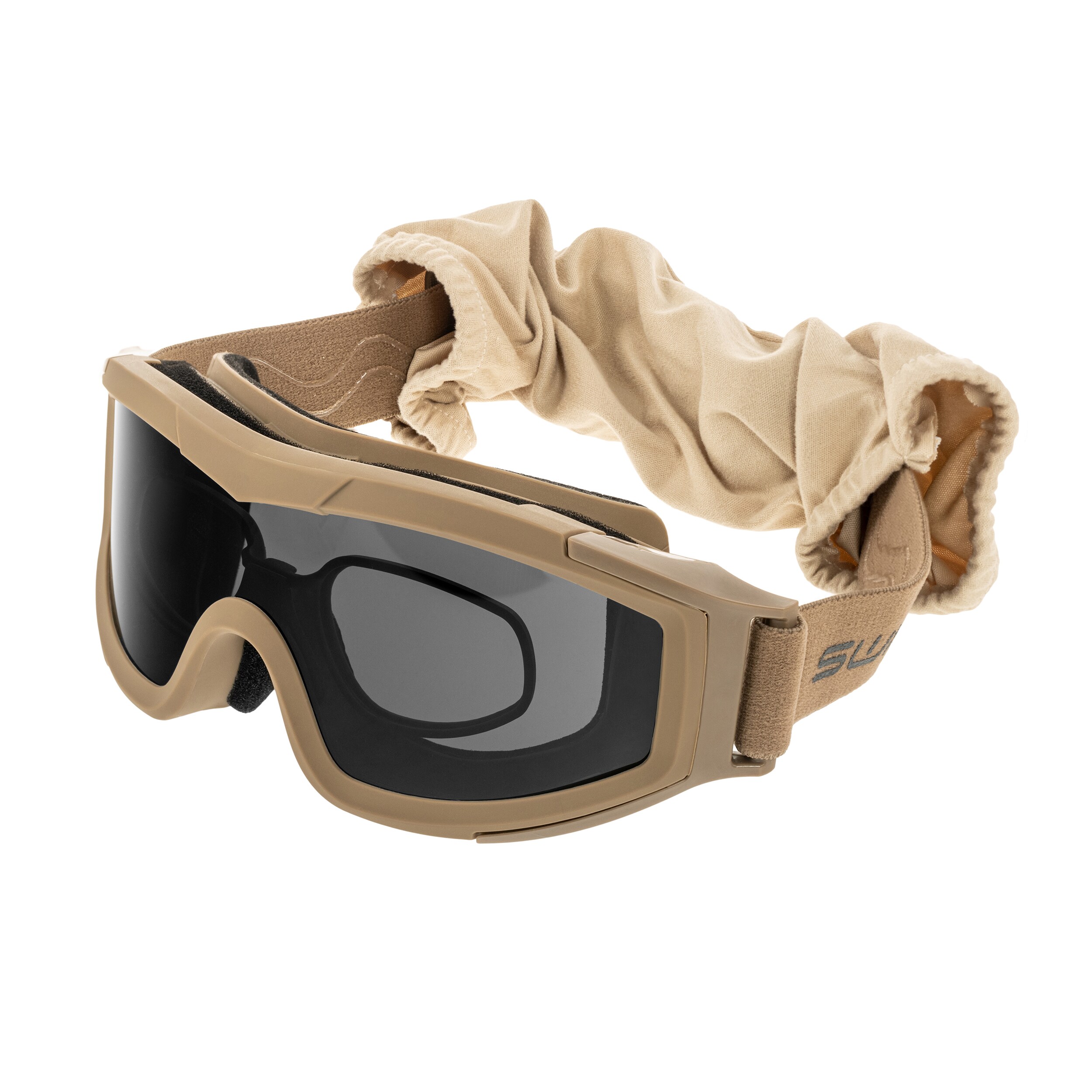 Ochelari tactici tip google Swiss Eye F-Tac - Coyote
