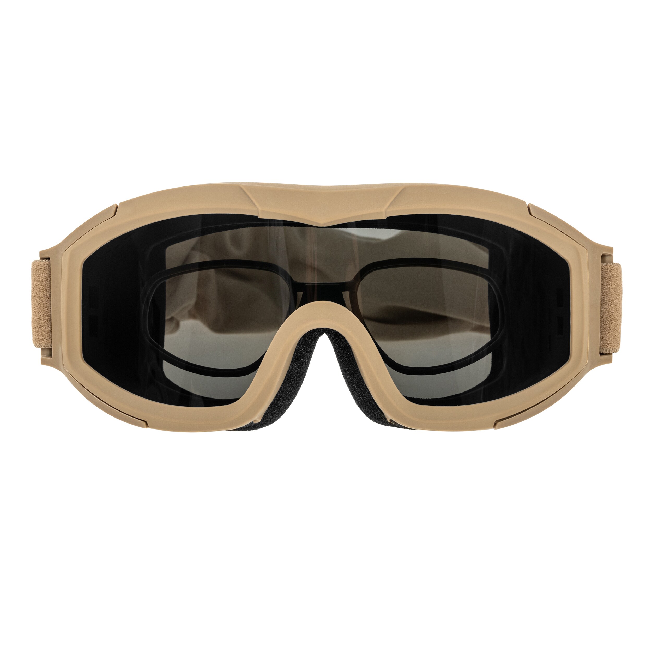 Ochelari tactici tip google Swiss Eye F-Tac - Coyote