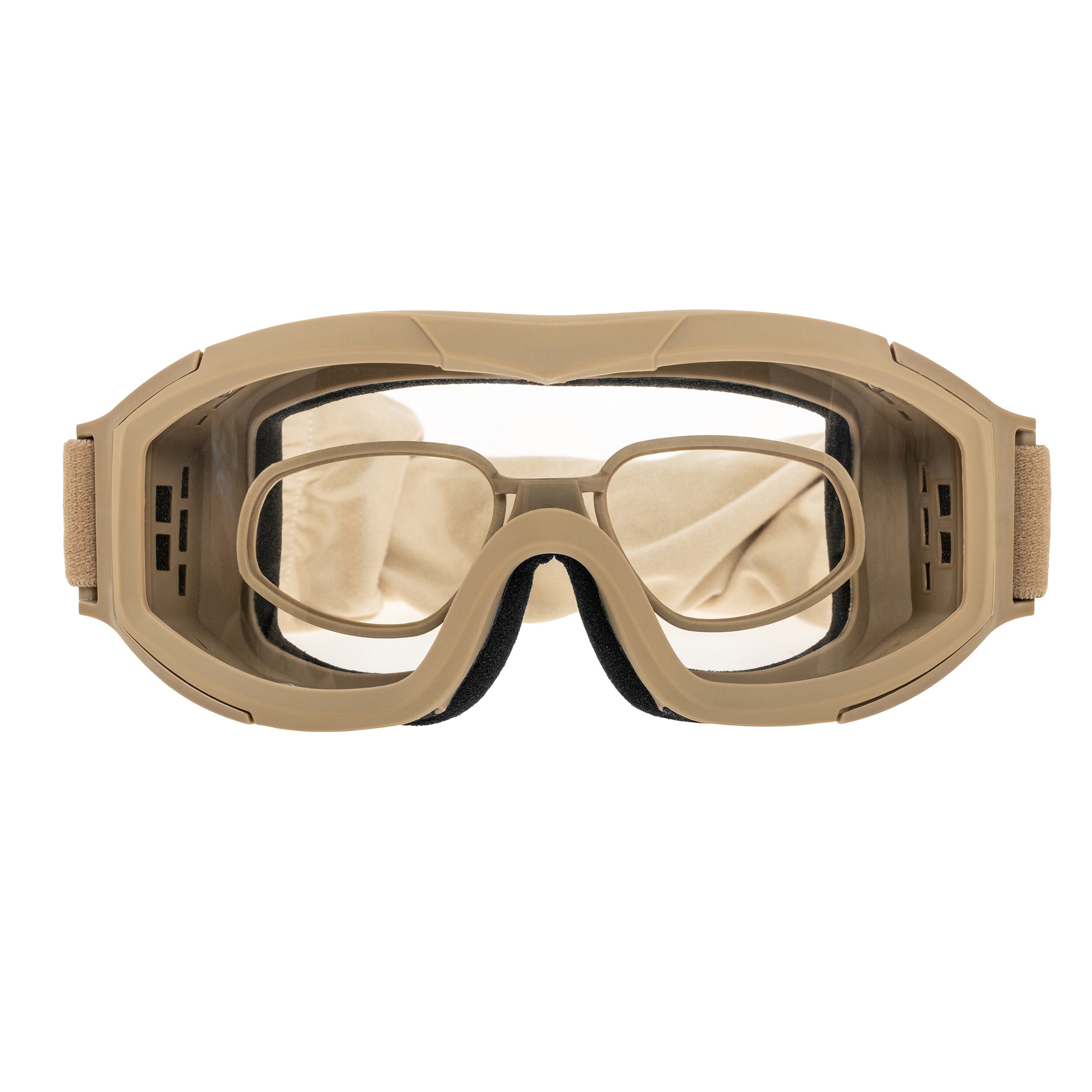Ochelari tactici tip google Swiss Eye F-Tac - Coyote