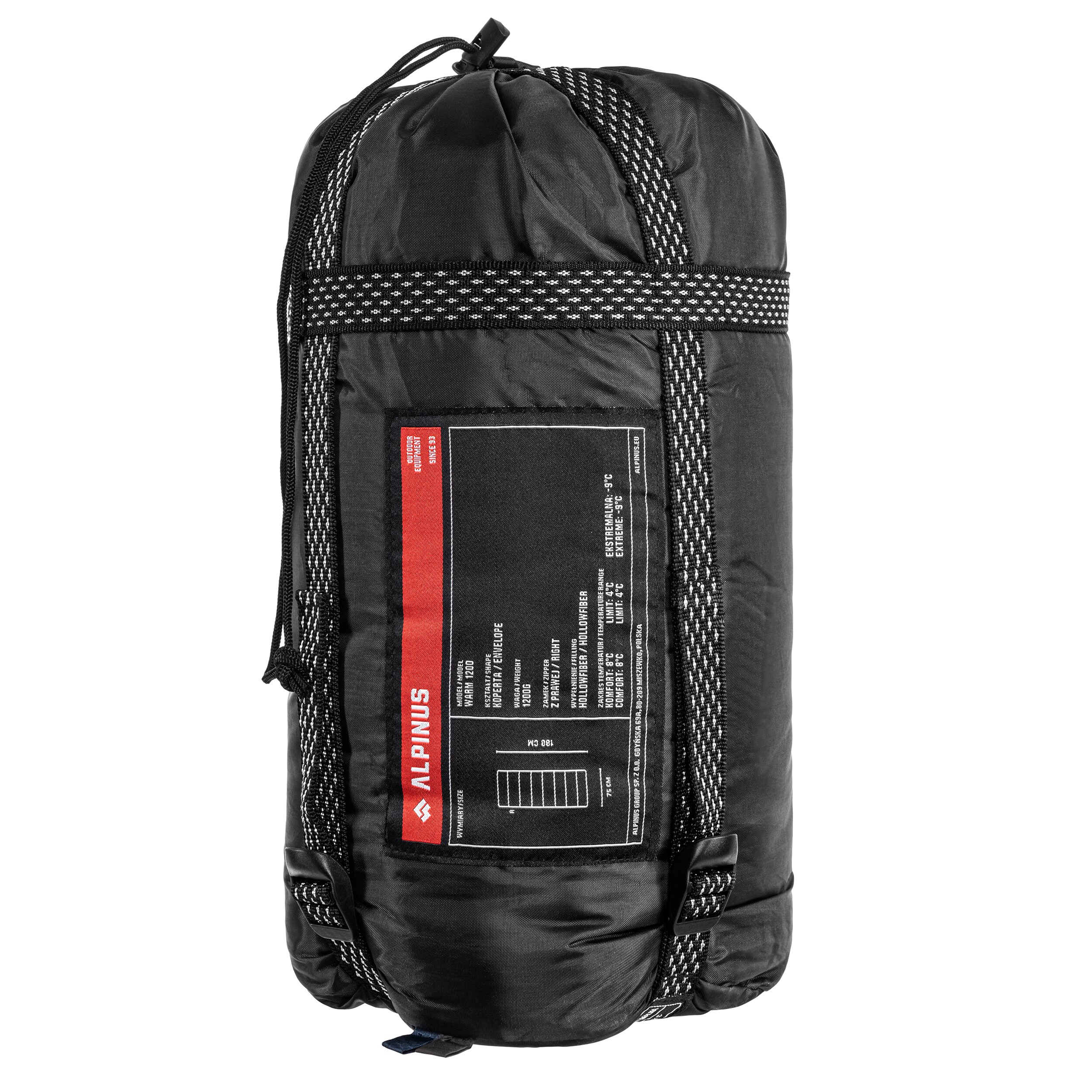 Sac de dormit Alpinus Warm 1200 Bluemarin - Drept