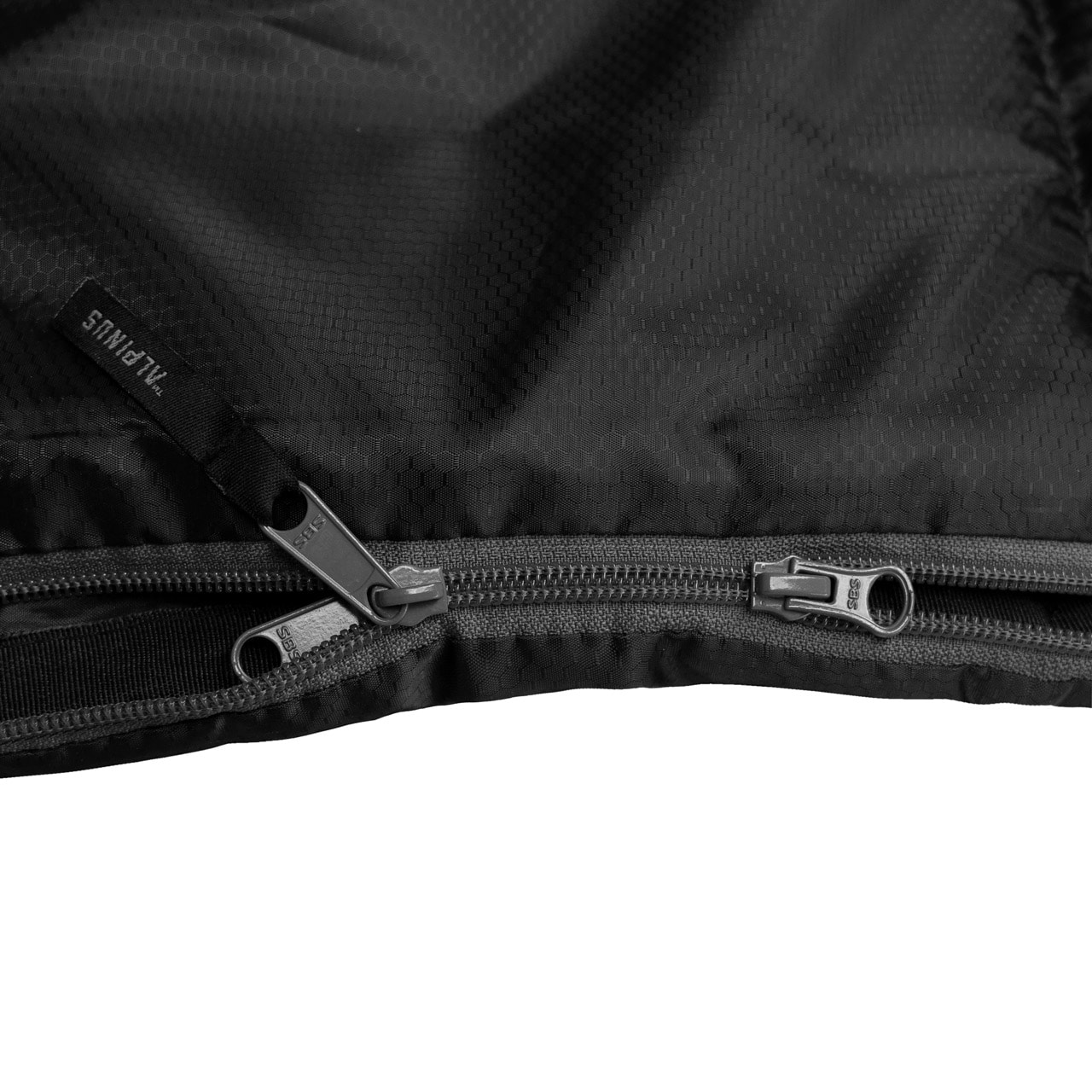 Sac de dormit Alpinus Warm 1500 negru - stânga