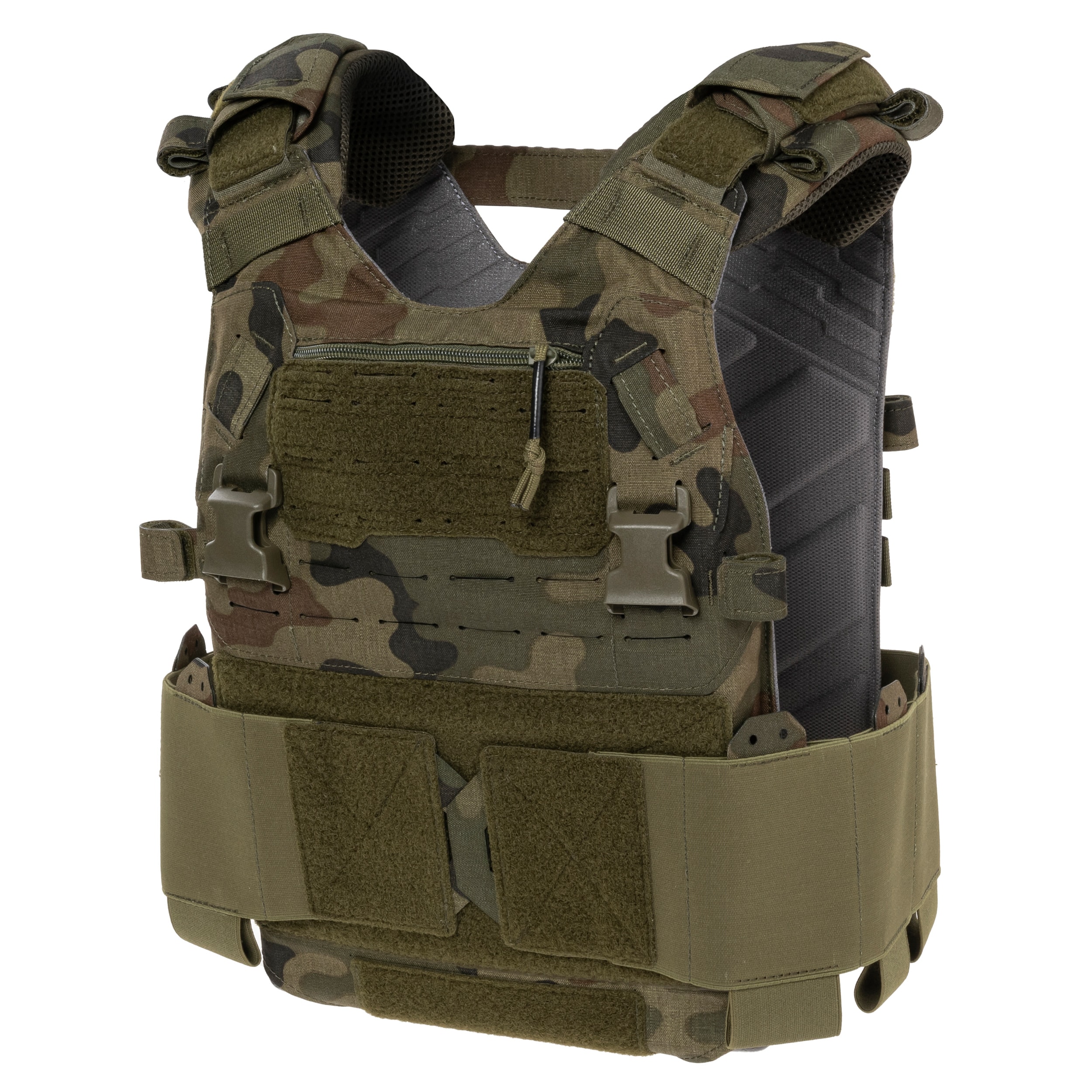 Vestă tactică Templar's Gear Crusader Plate Carrier Low Profile Gen.4 - wz.93 Pantera PL Woodland