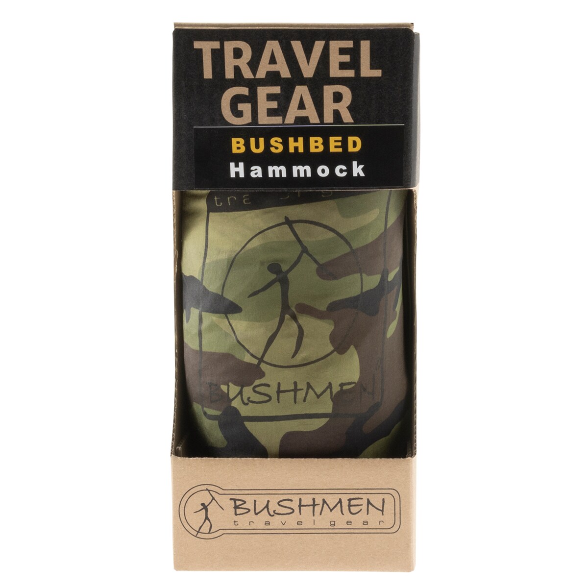 Hamac cu plasă de protecție împotriva insectelor Bushmen Bushbed Hammock - Camo