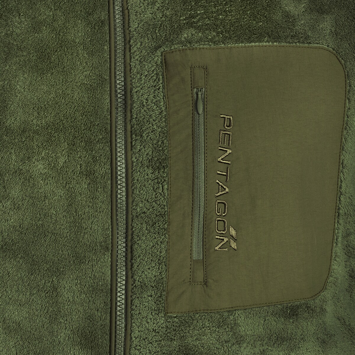 Jachetă polar Pentagon Grizzly Full Zip - Camo Green