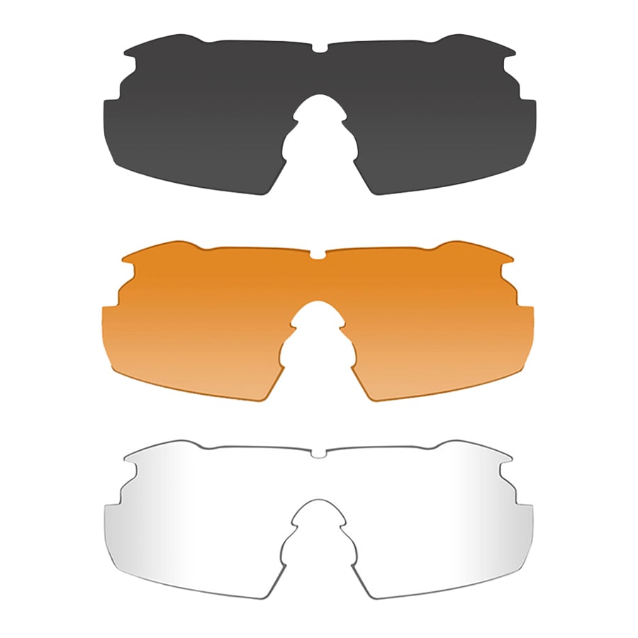 Ochelari tactici Wiley X Vapor 2.5 Set 3în1 - Matte Tan