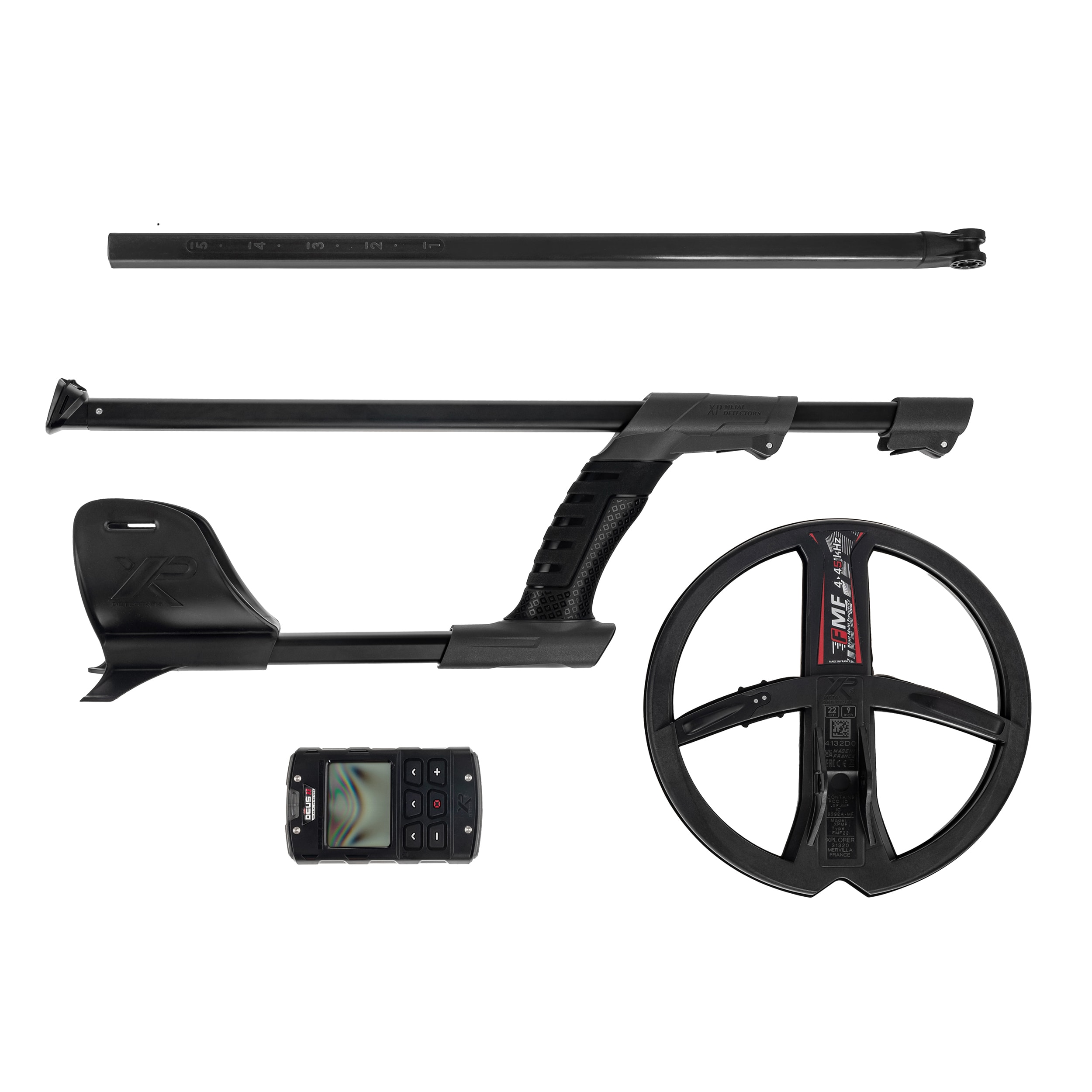 Detector de metale XP Metal Detectors Deus II RC WS6 22 FMF + pinpointer MI-6 + XP BackPack 24 + XP Finds Pouch - set